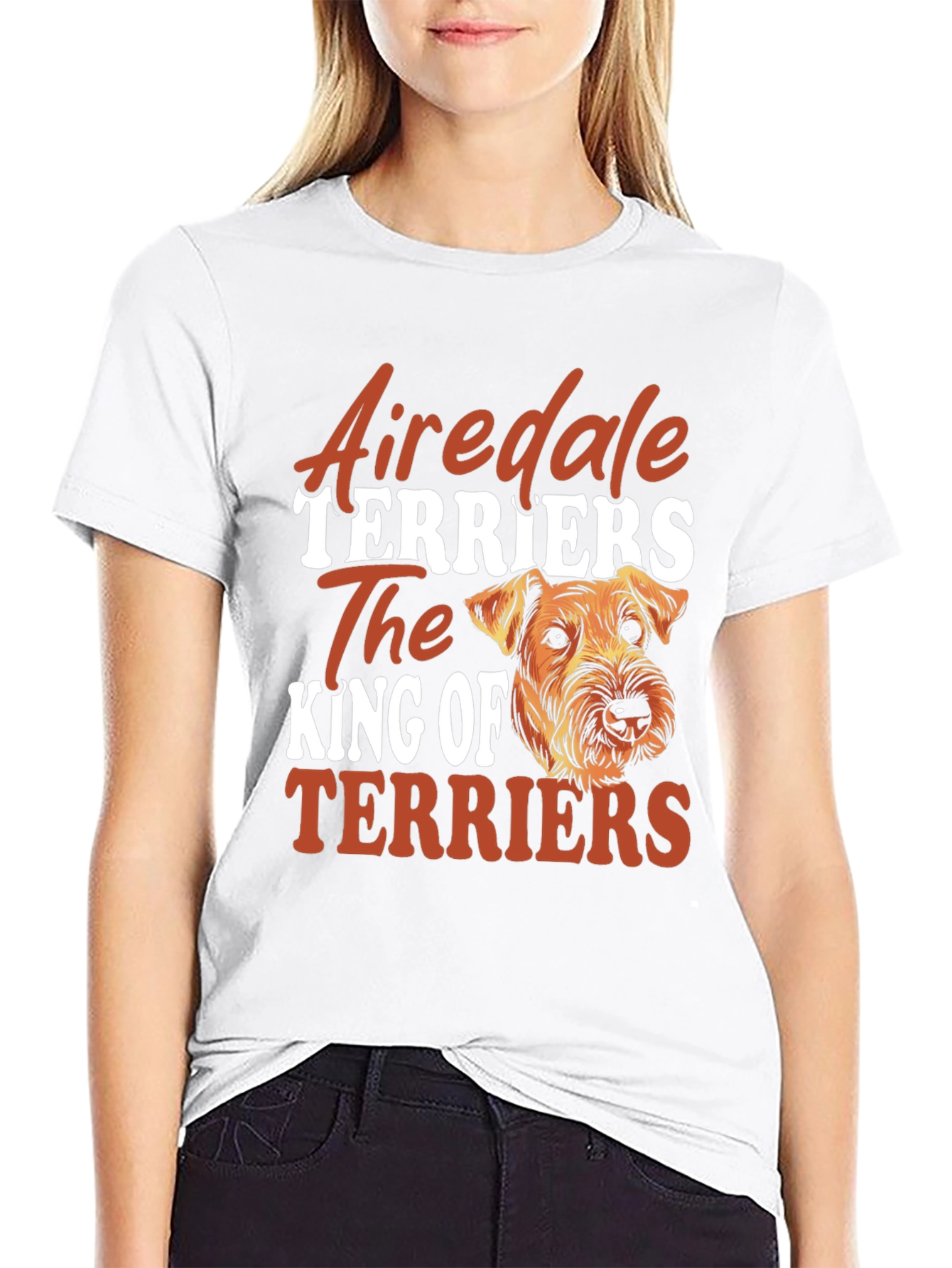 Airedale Terrier Dog Breed Graphic T-Shirt