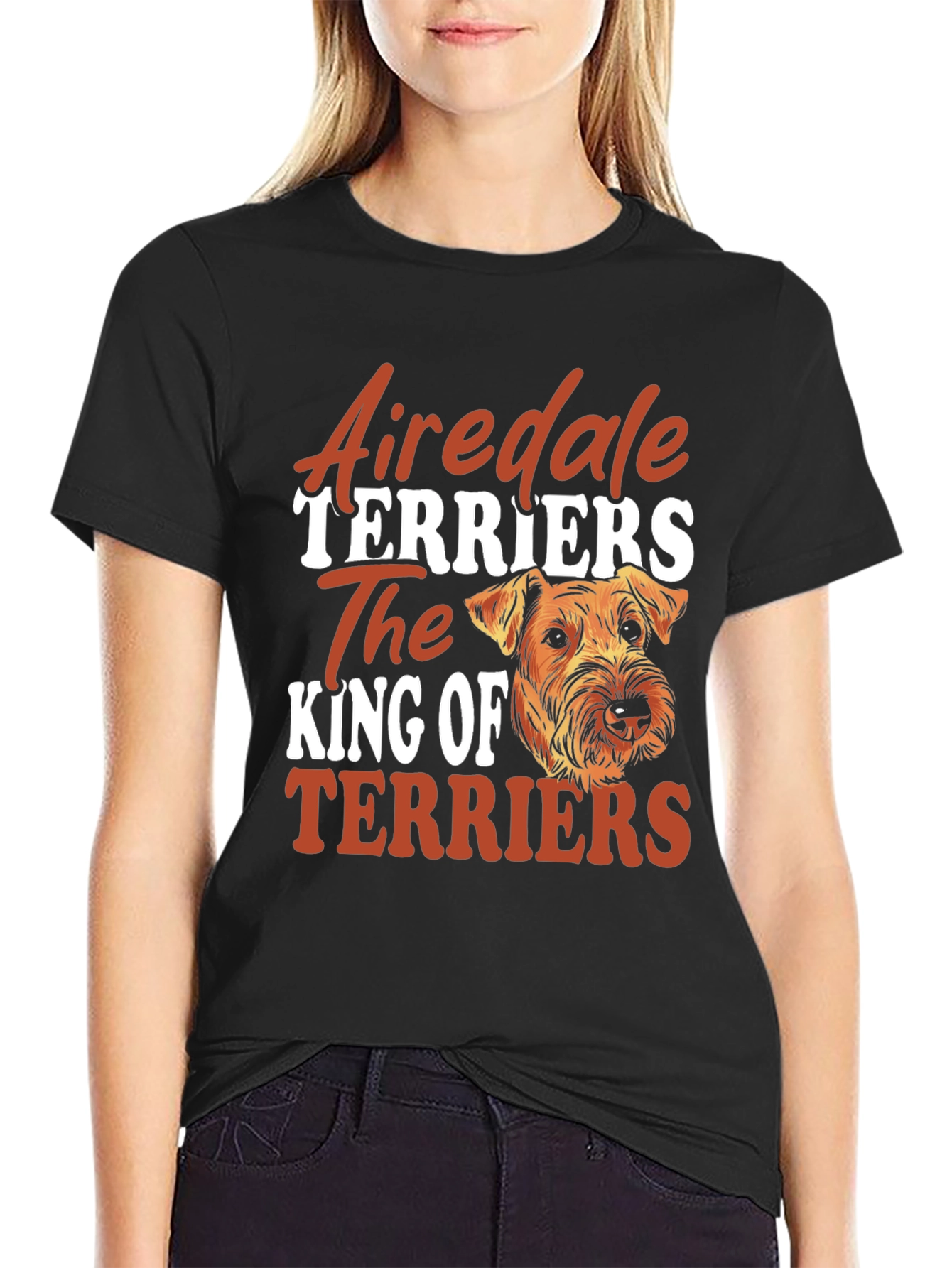 Airedale Terrier Dog Breed Graphic T-Shirt