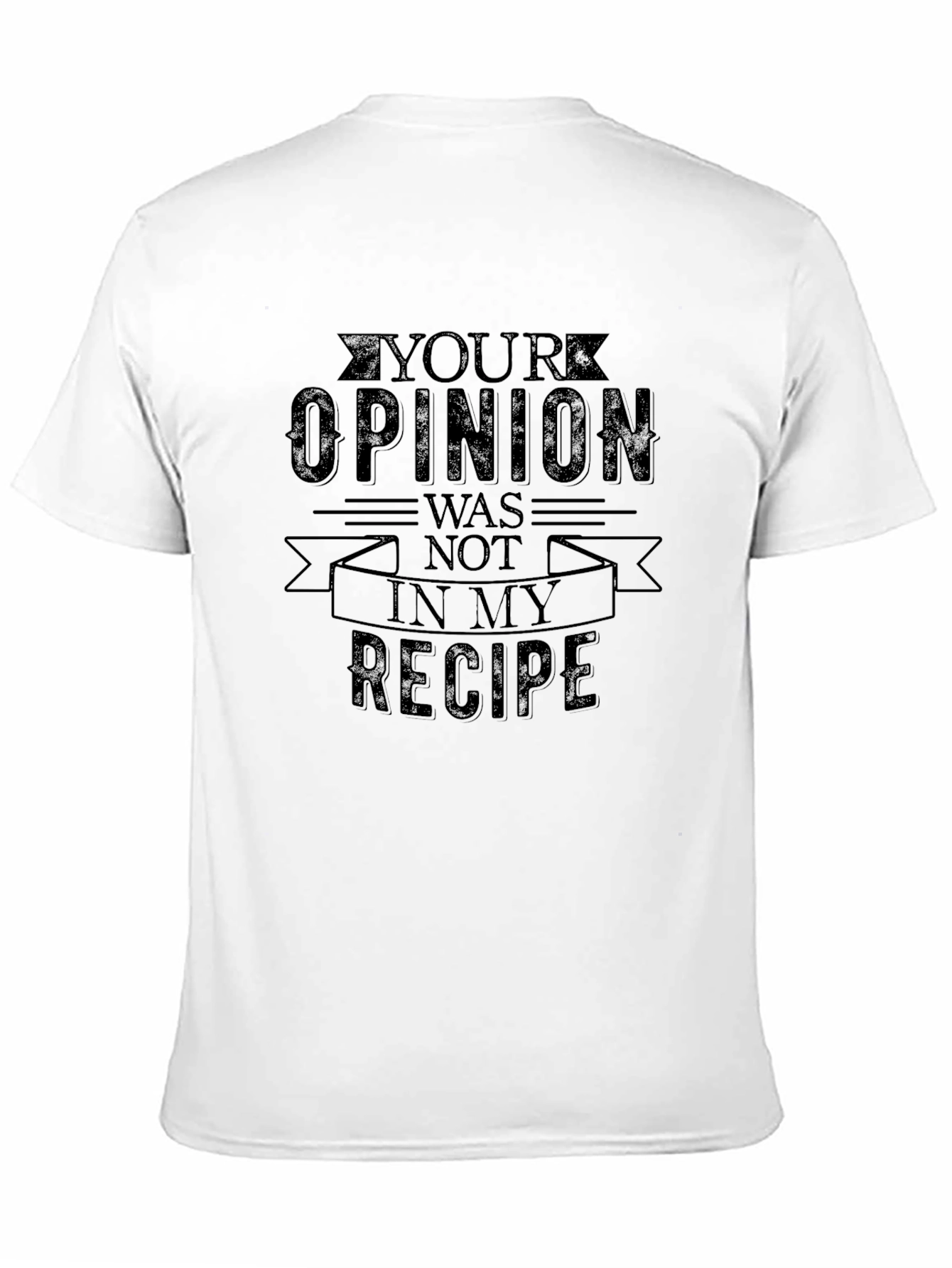 Funny Chef Recipe Opinion T-Shirt