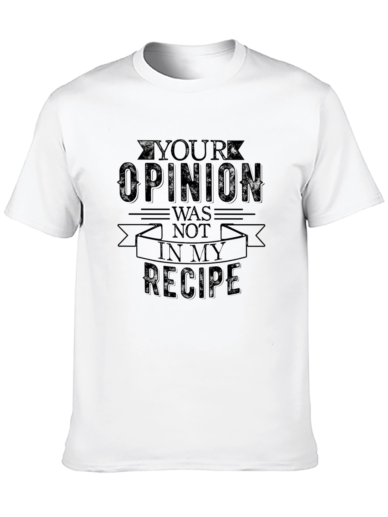 Funny Chef Recipe Opinion T-Shirt