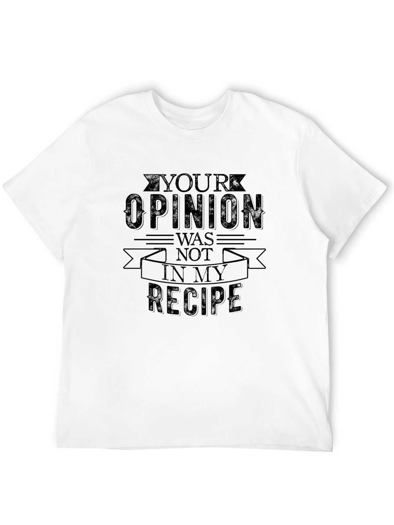 Funny Chef Recipe Opinion T-Shirt