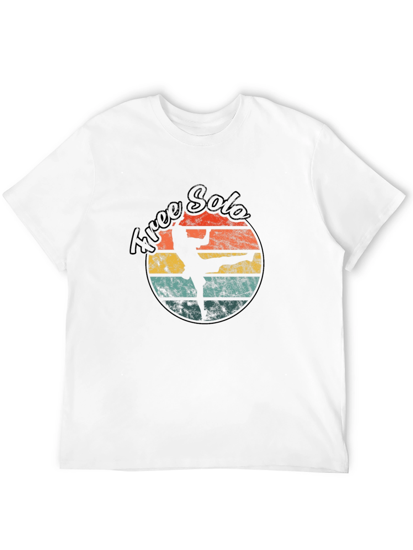 Retro Free Solo T-Shirt - Black Graphic Tee