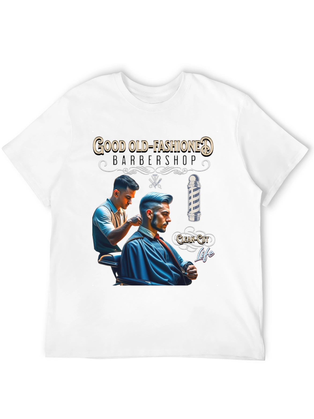 Good Old-Fashioned Barbershop T-Shirt