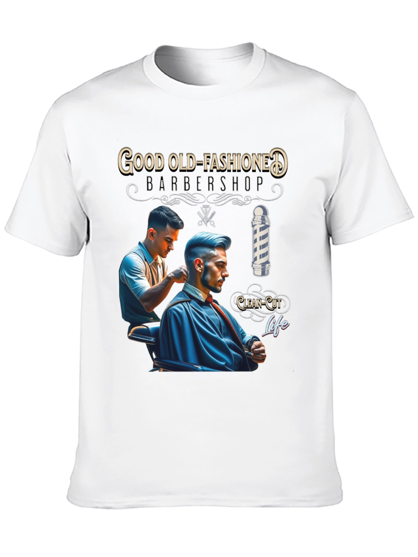 Good Old-Fashioned Barbershop T-Shirt