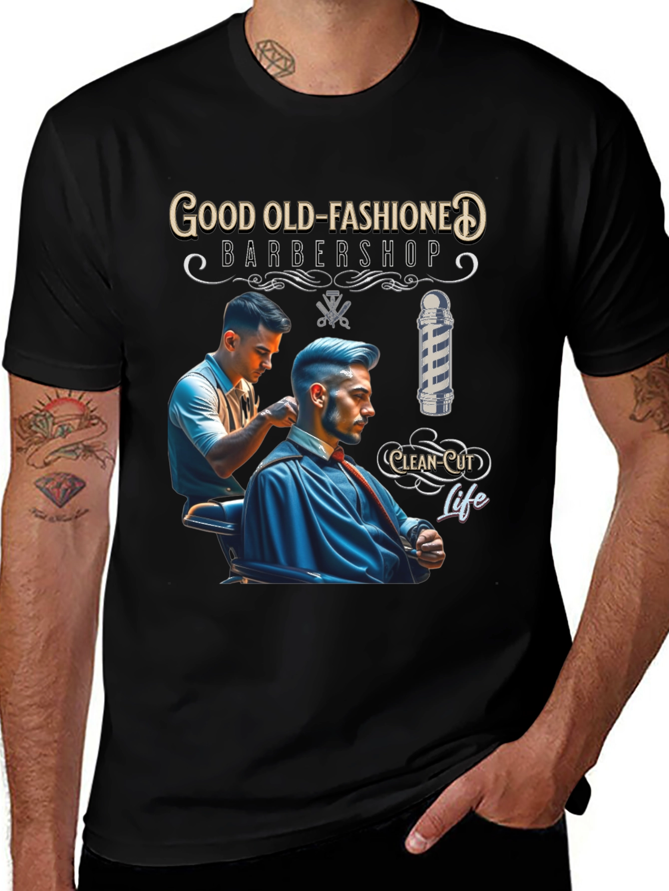 Good Old-Fashioned Barbershop T-Shirt