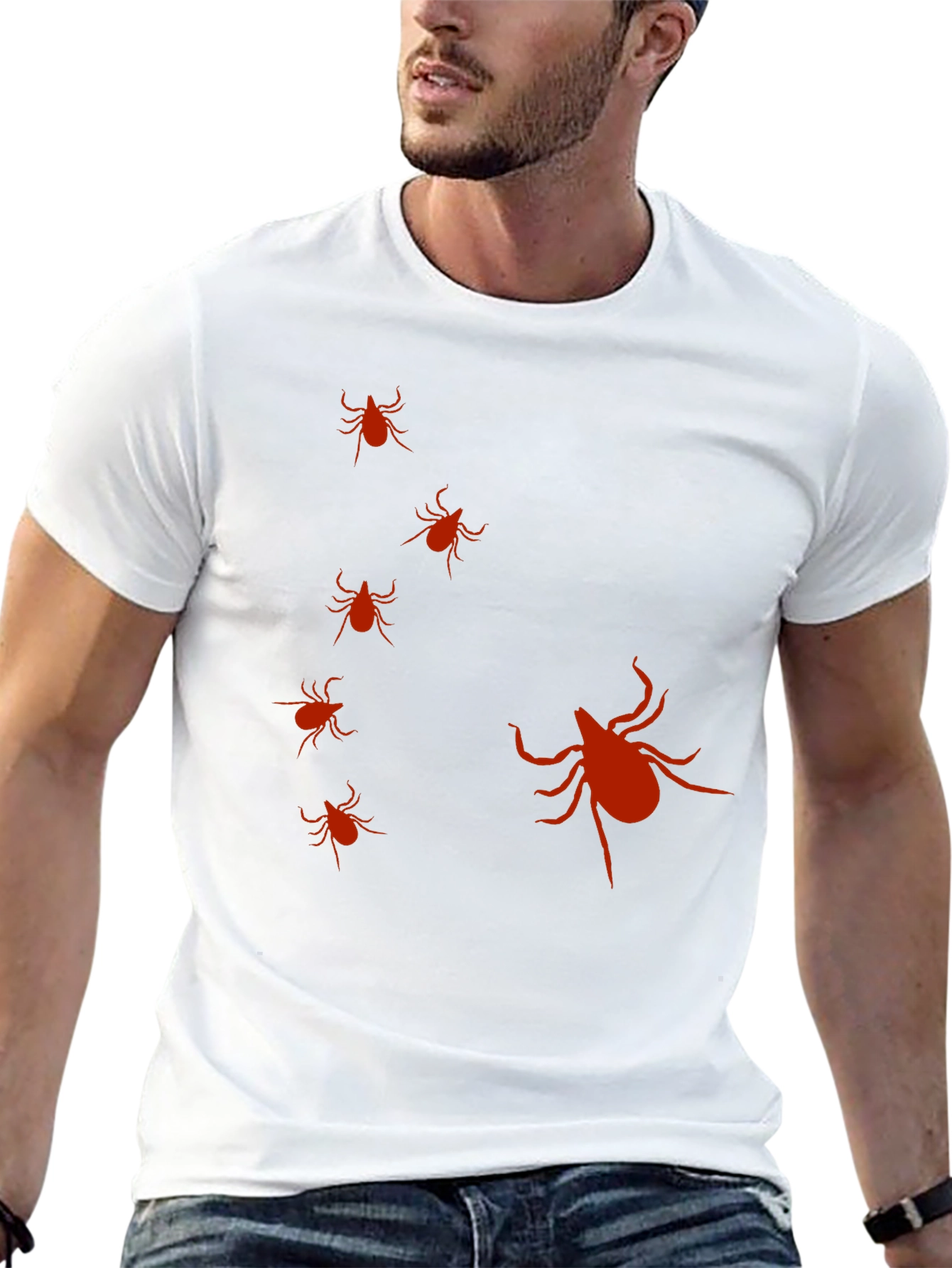 Tick Graphic T-Shirt - Black