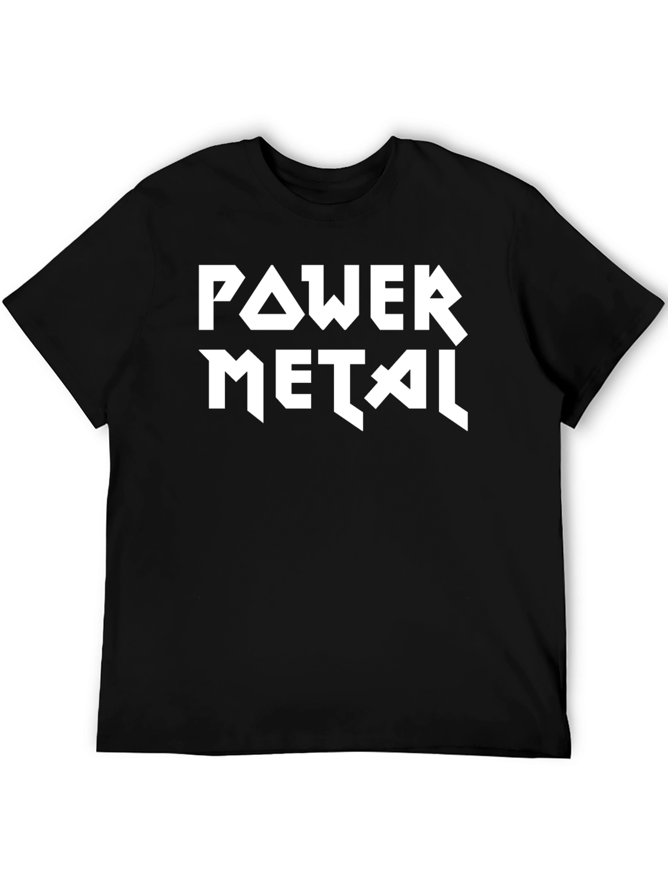 Power Metal Graphic T-Shirt - Black Cotton Tee