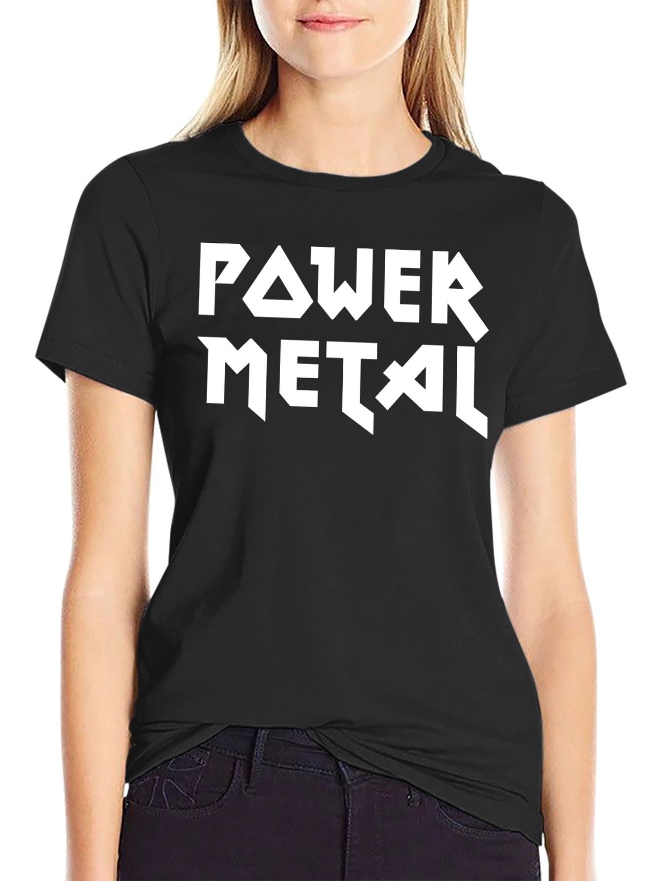 Power Metal Graphic T-Shirt - Black Cotton Tee