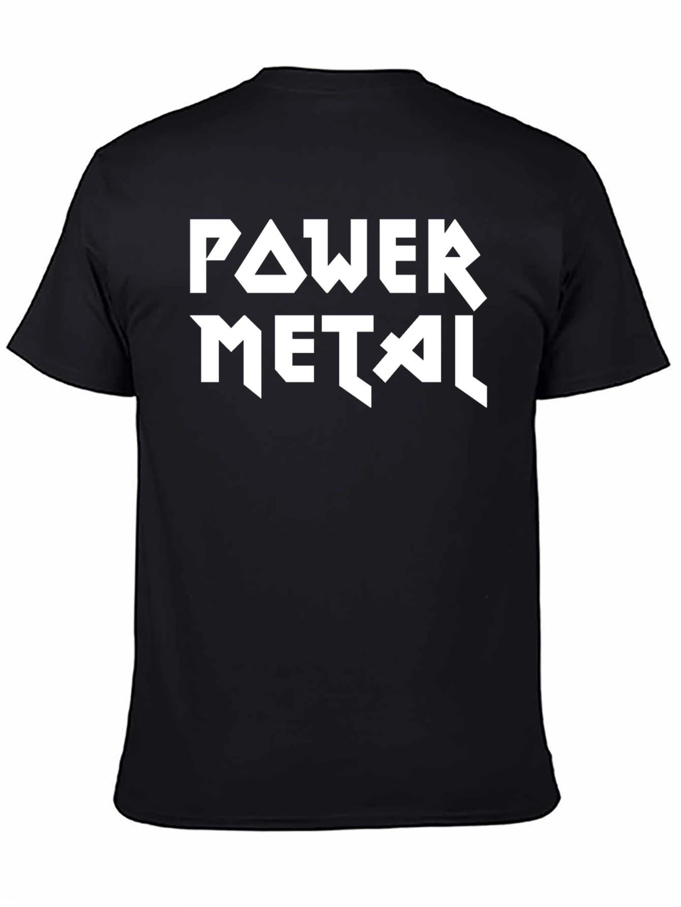 Power Metal Graphic T-Shirt - Black Cotton Tee