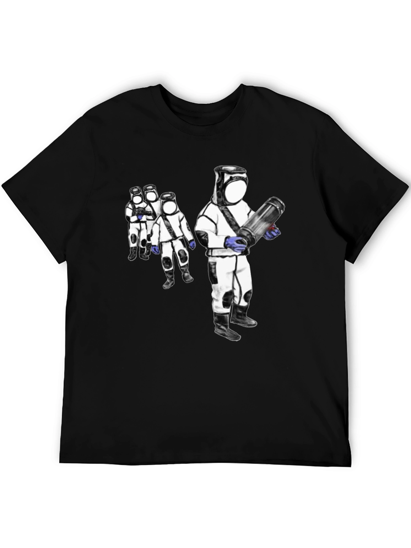 Hazmat Crew Graphic Tee - Black Cotton Shirt