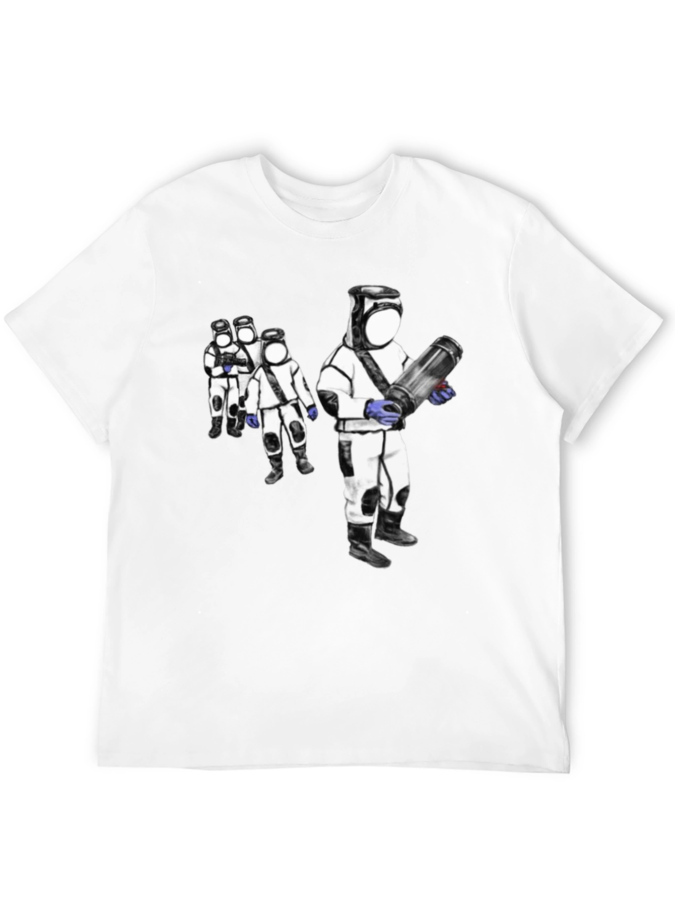 Hazmat Crew Graphic Tee - Black Cotton Shirt