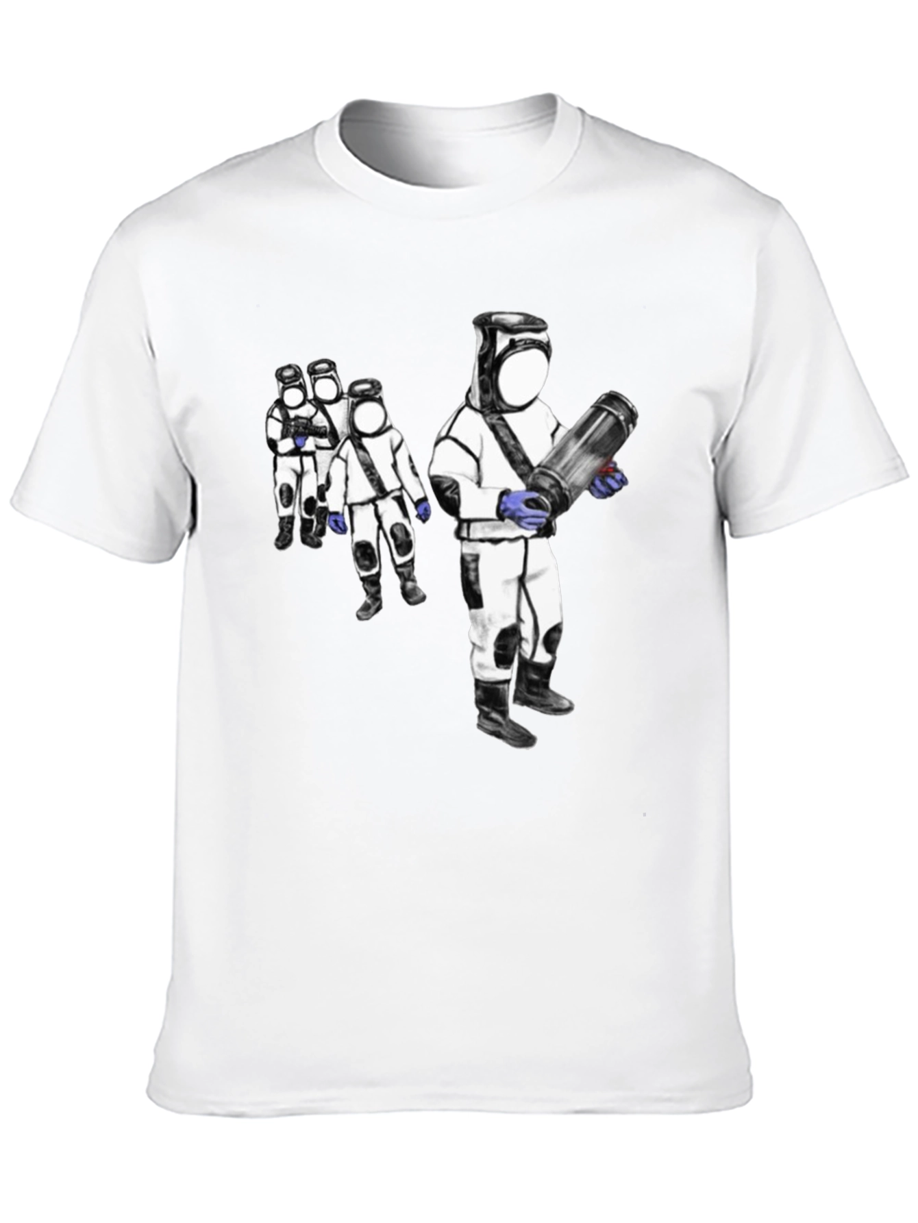 Hazmat Crew Graphic Tee - Black Cotton Shirt