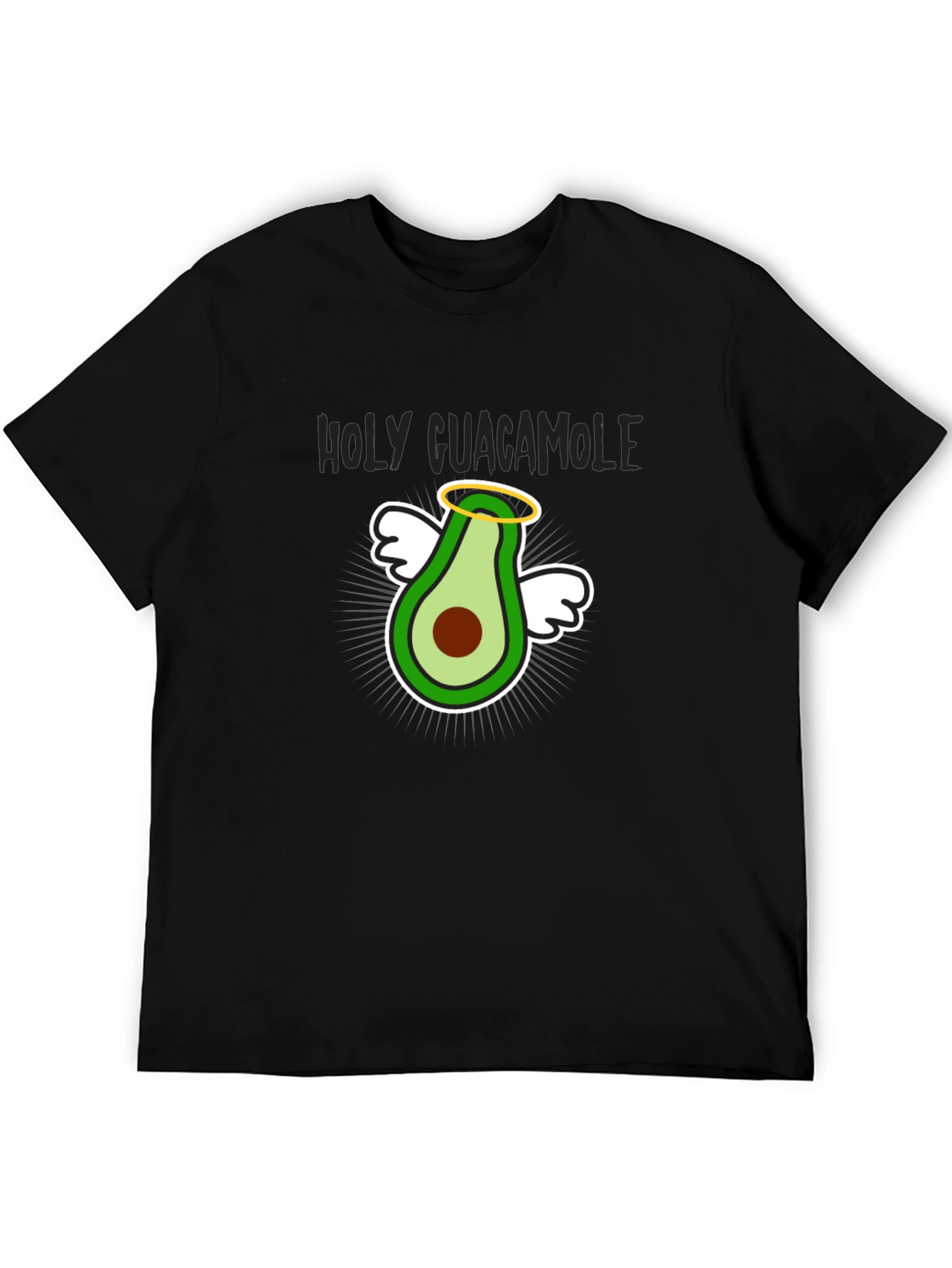 Holy Guacamole T-Shirt - Funny Avocado Angel Graphic Tee