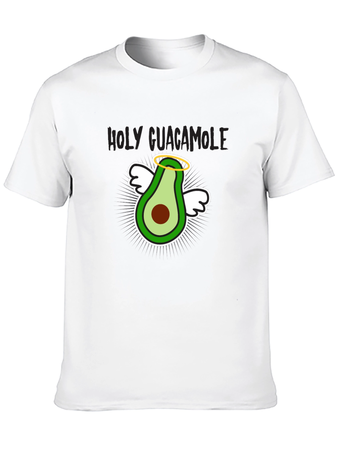 Holy Guacamole T-Shirt - Funny Avocado Angel Graphic Tee