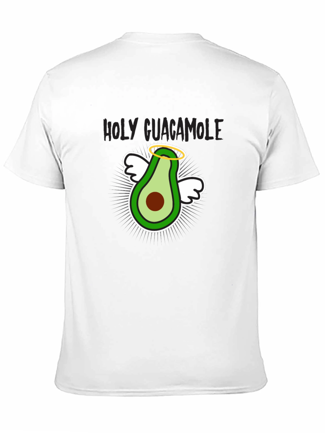 Holy Guacamole T-Shirt - Funny Avocado Angel Graphic Tee