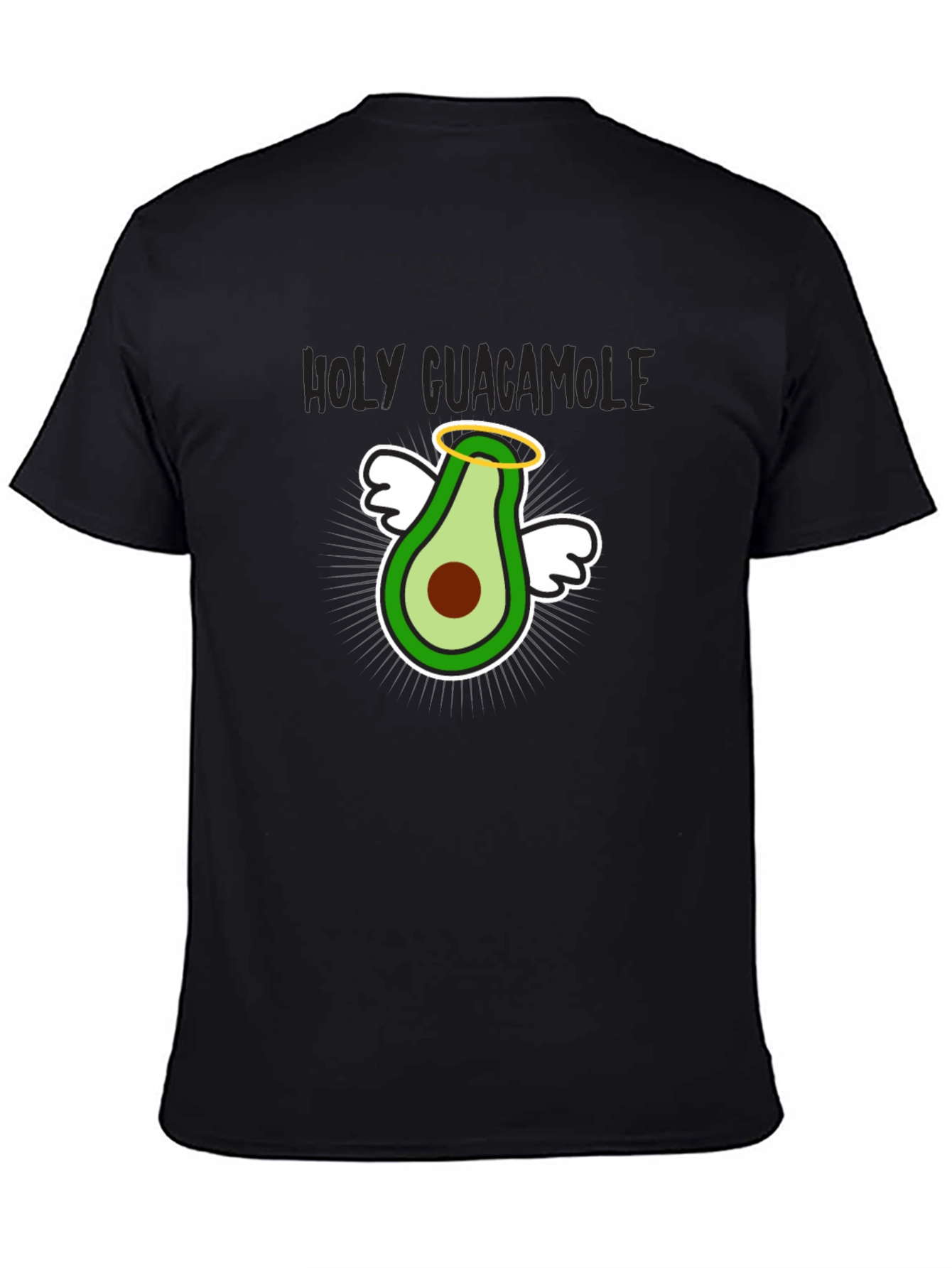 Holy Guacamole T-Shirt - Funny Avocado Angel Graphic Tee