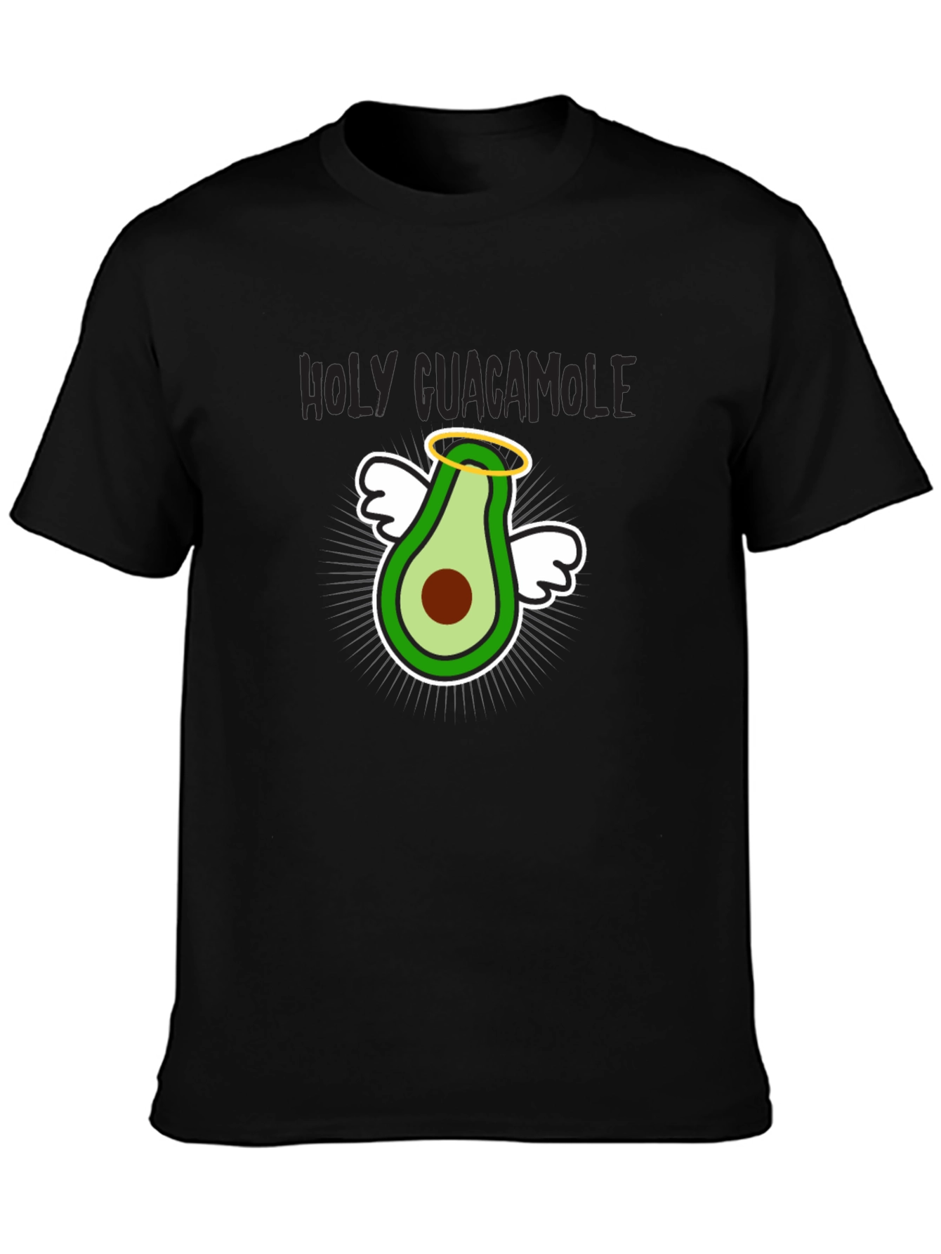 Holy Guacamole T-Shirt - Funny Avocado Angel Graphic Tee