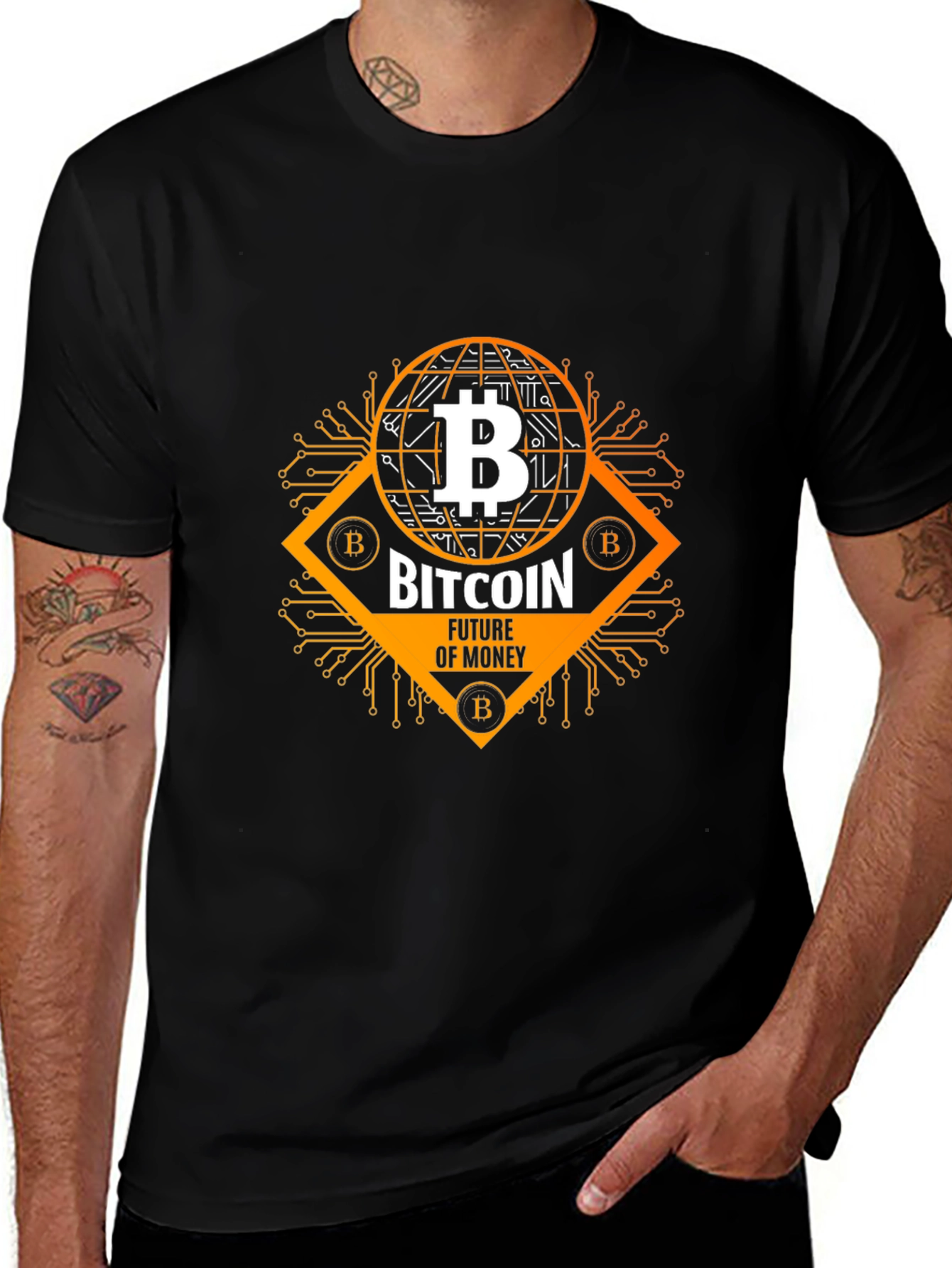 Bitcoin Future of Money Black T-Shirt