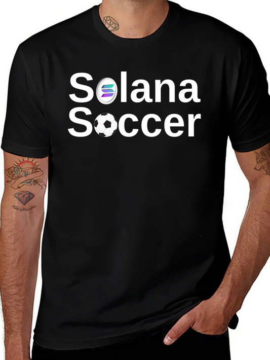 Solana Soccer Black T-Shirt