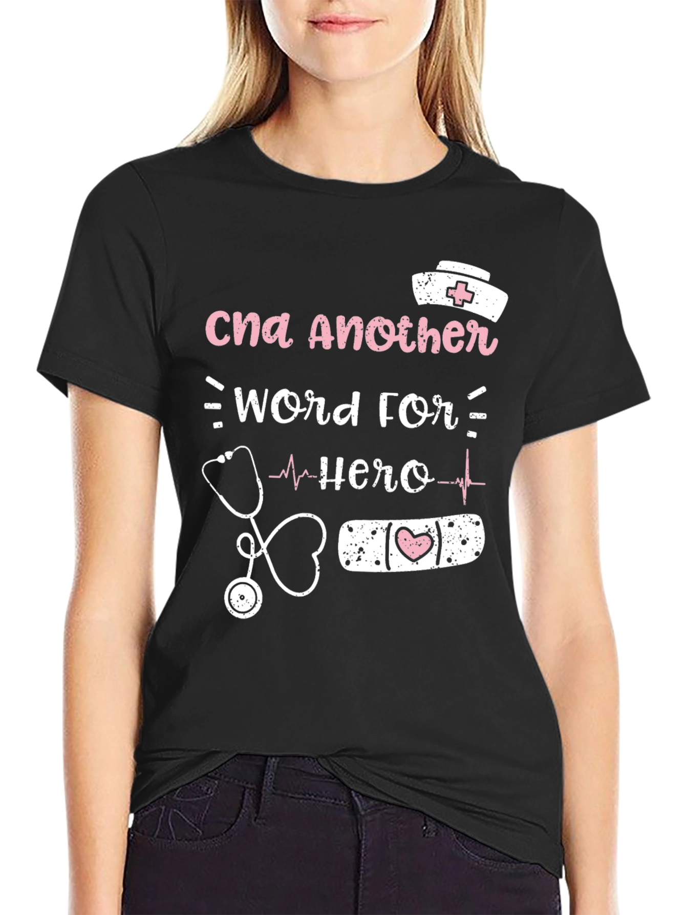 CNA Hero Graphic T-Shirt - Black
