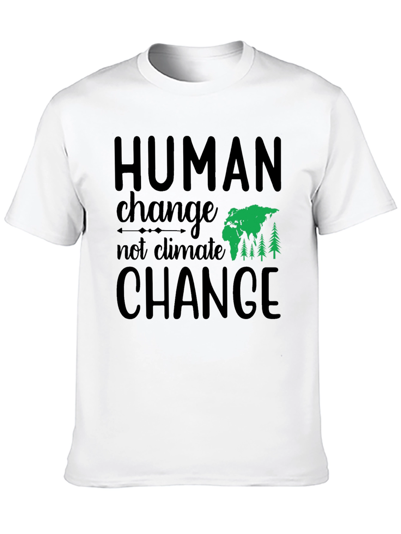 Human Change Tee - Eco-Friendly Graphic T-Shirt