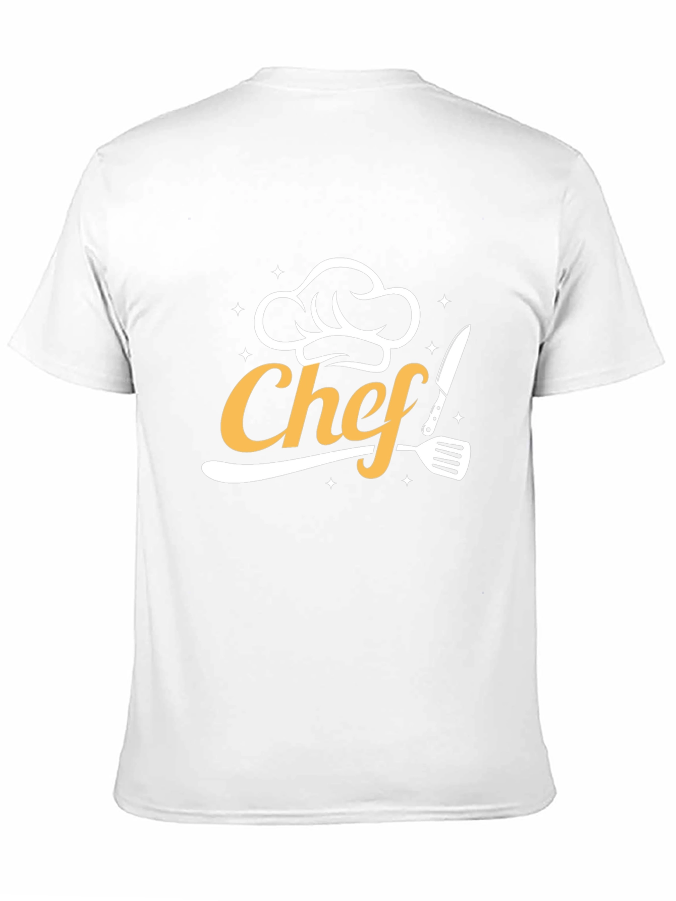 Chef Graphic T-Shirt - Black Cotton Blend Tee