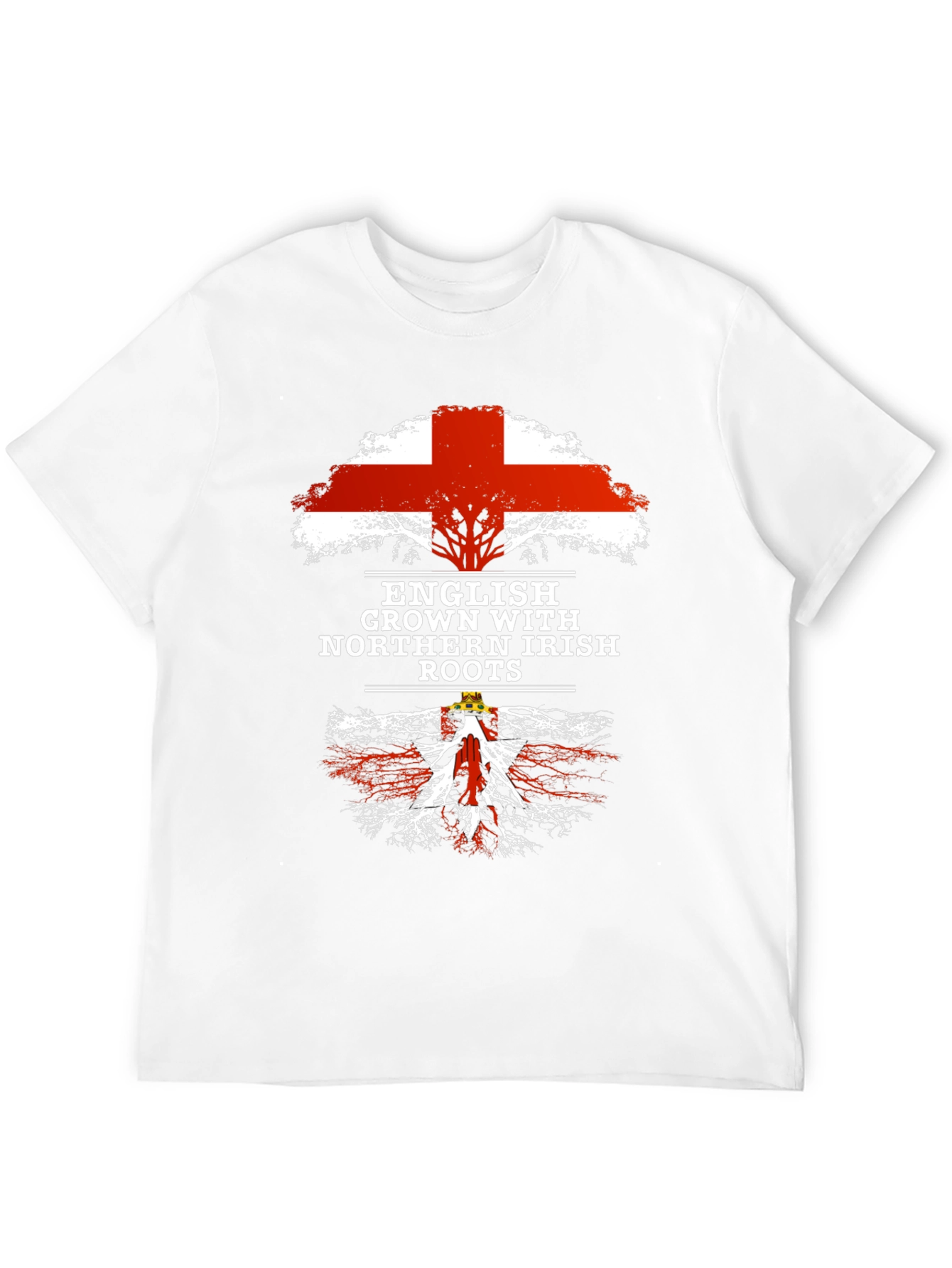 English Grown with Northern Irish Roots T-Shirt