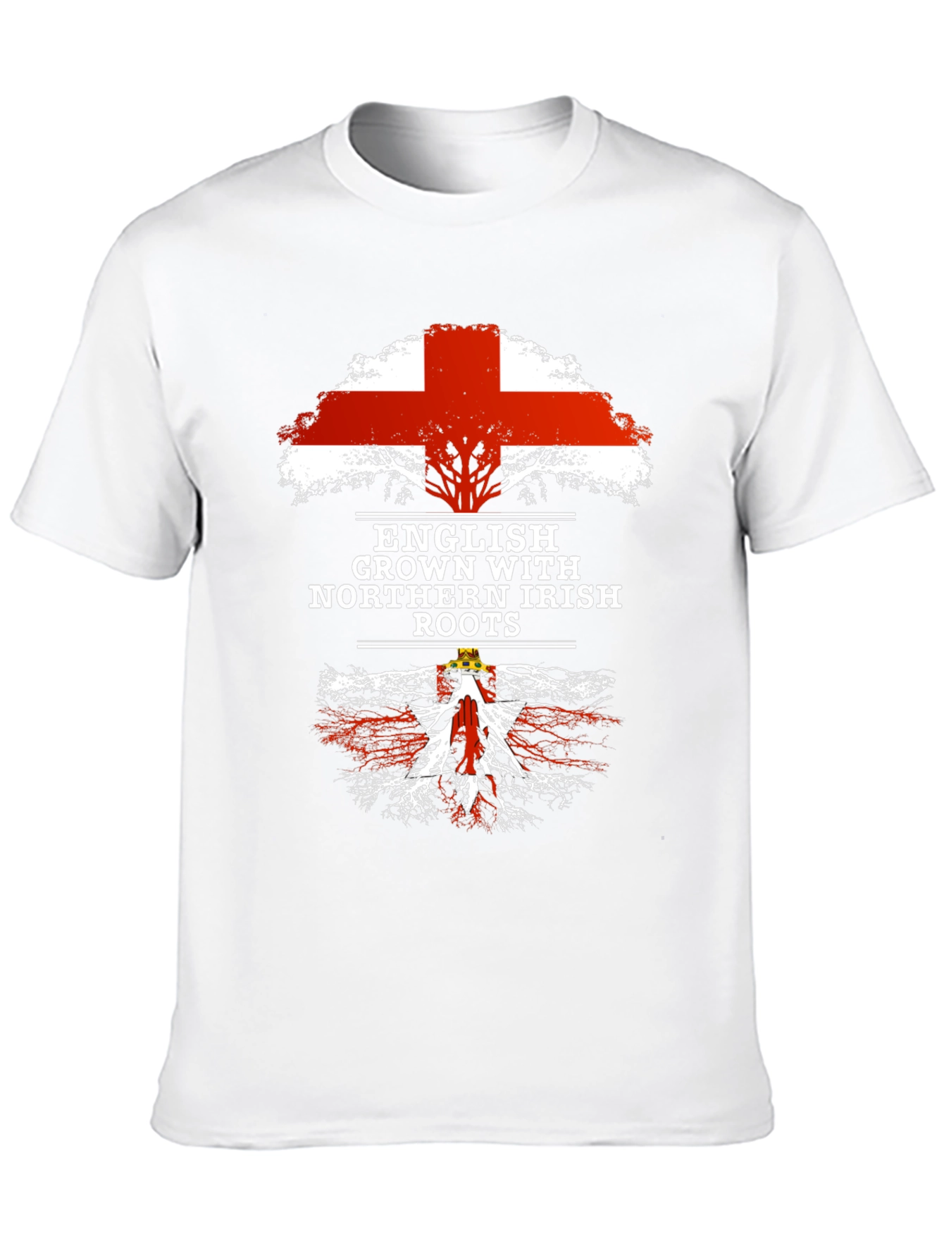 English Grown with Northern Irish Roots T-Shirt