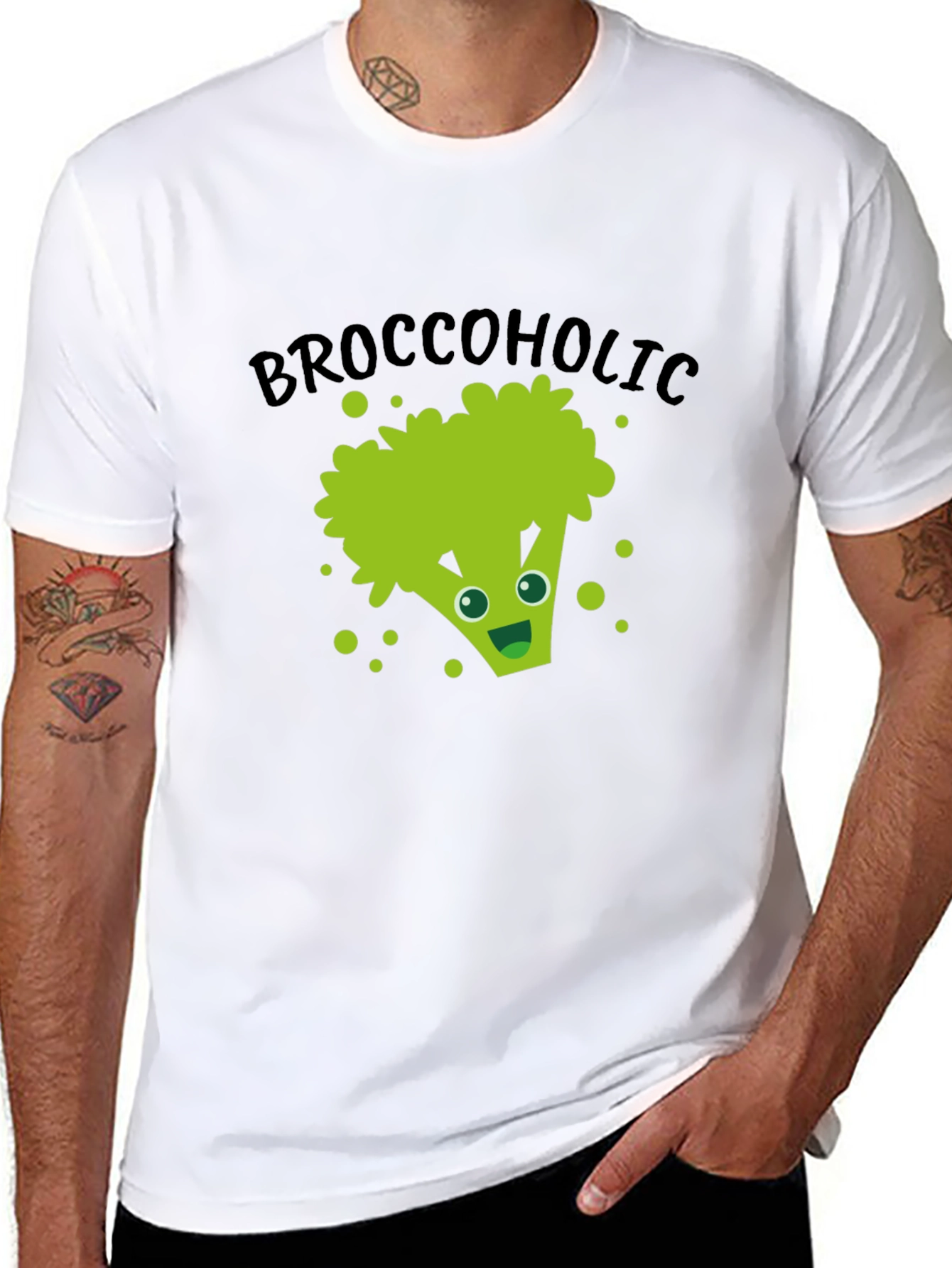 Broccoholic Funny Broccoli T-Shirt