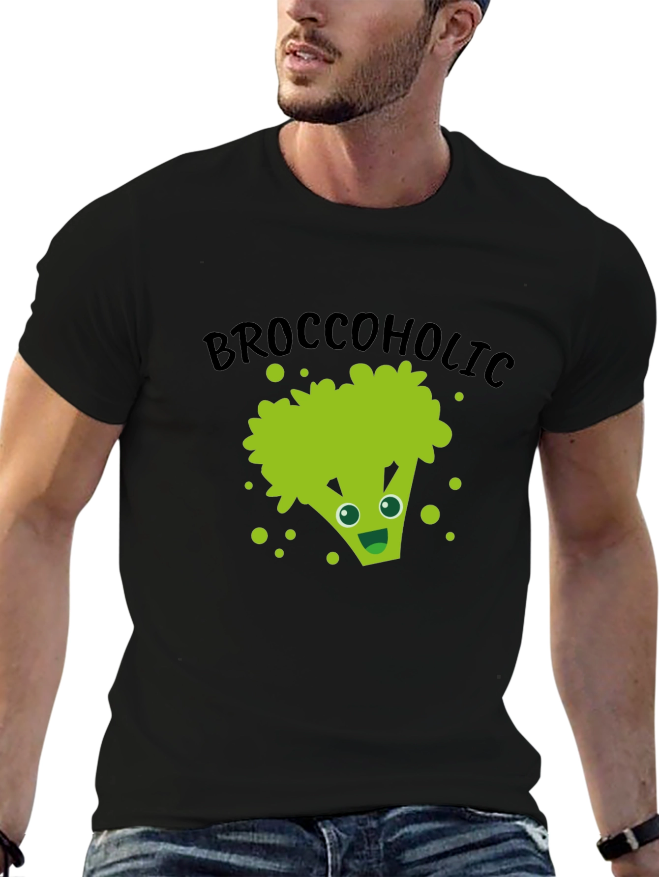 Broccoholic Funny Broccoli T-Shirt