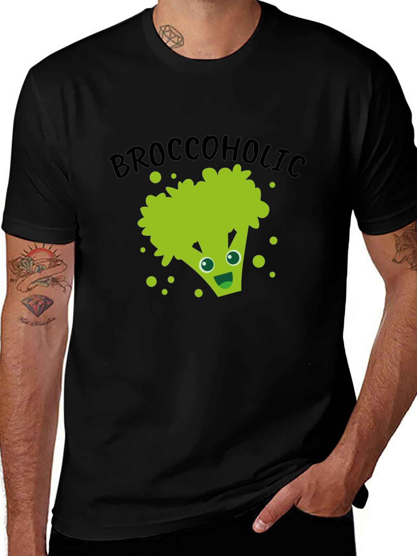 Broccoholic Funny Broccoli T-Shirt