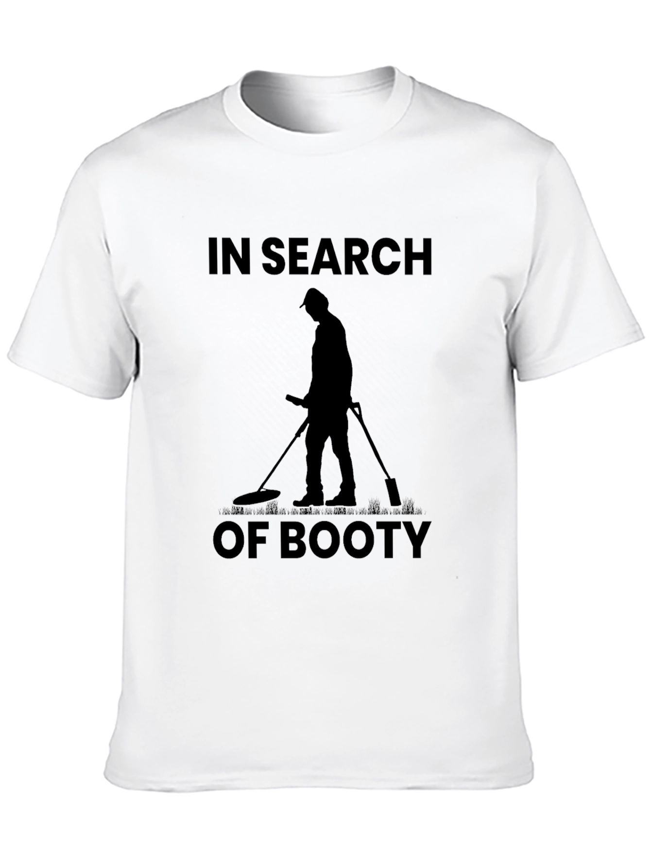 Mens In Search of Booty Black T-Shirt