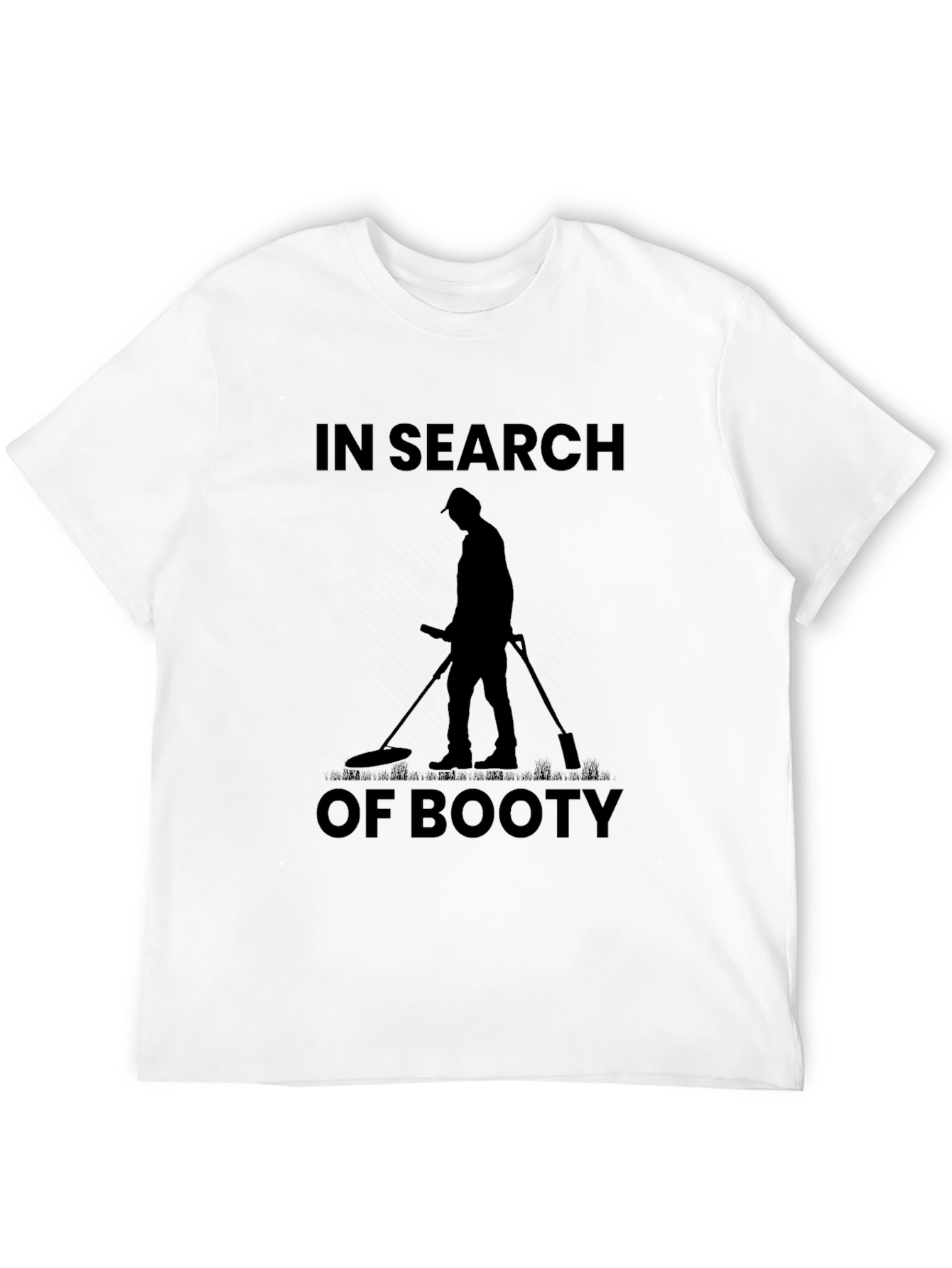 Mens In Search of Booty Black T-Shirt