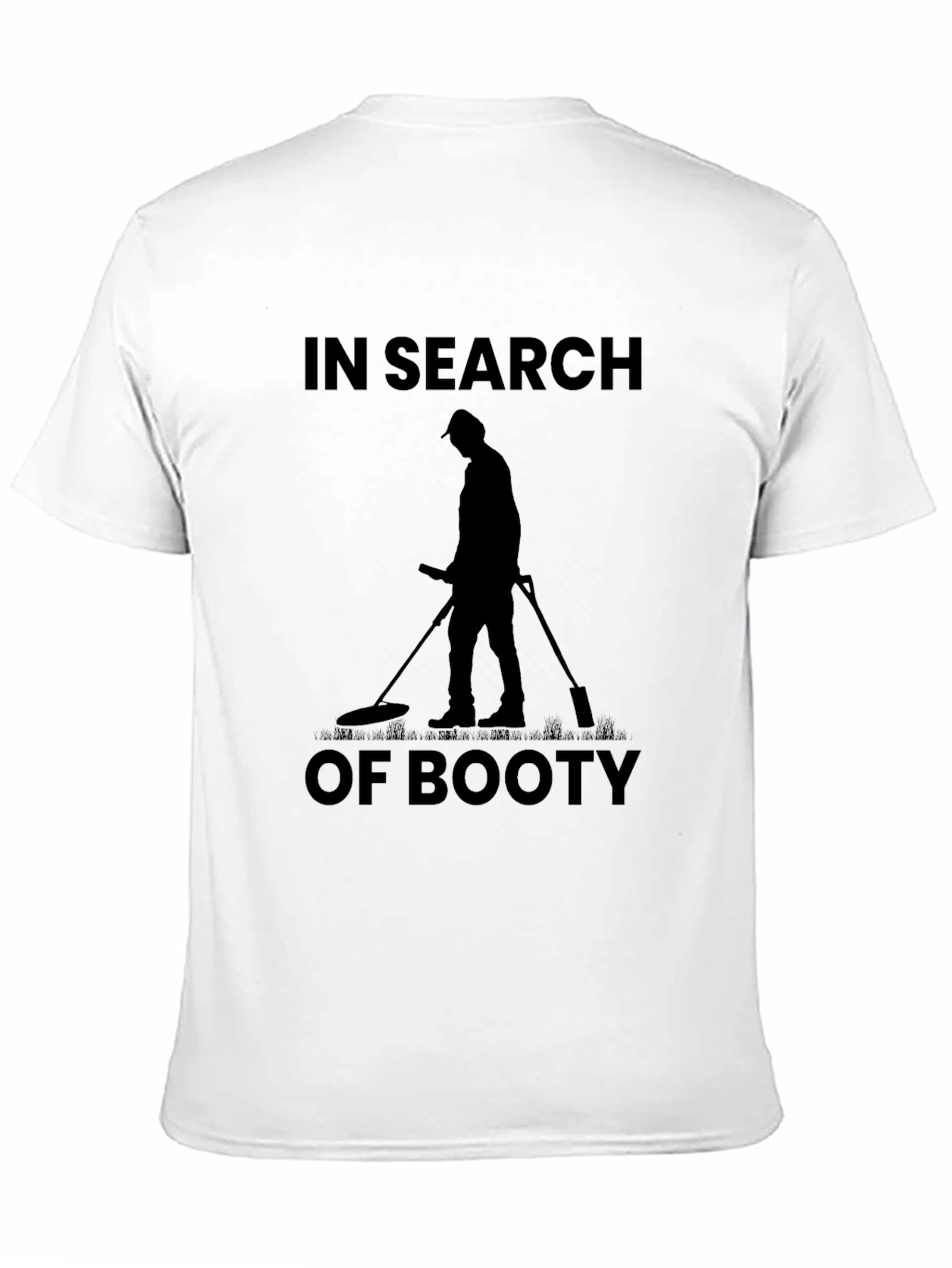 Mens In Search of Booty Black T-Shirt