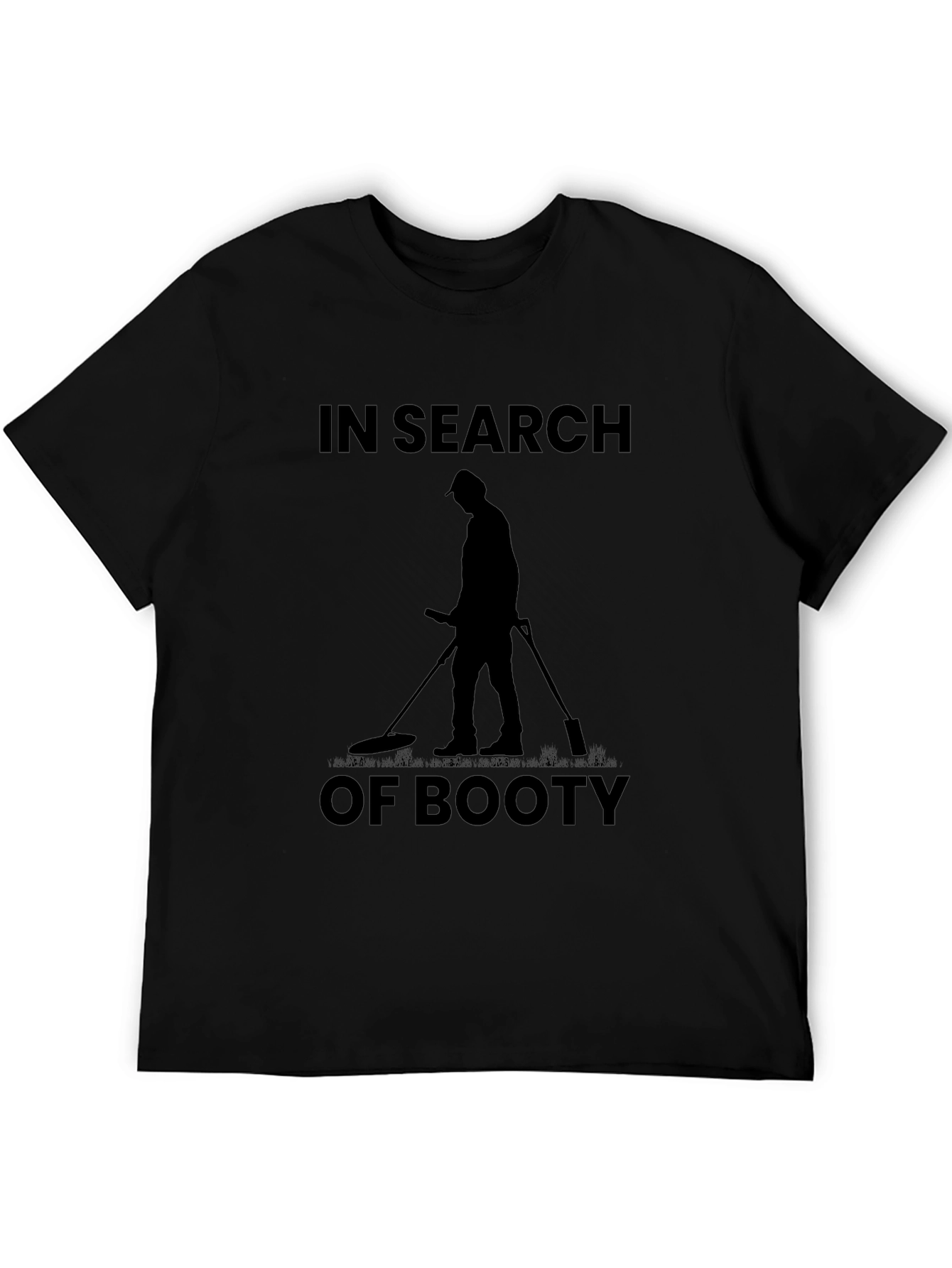 Mens In Search of Booty Black T-Shirt