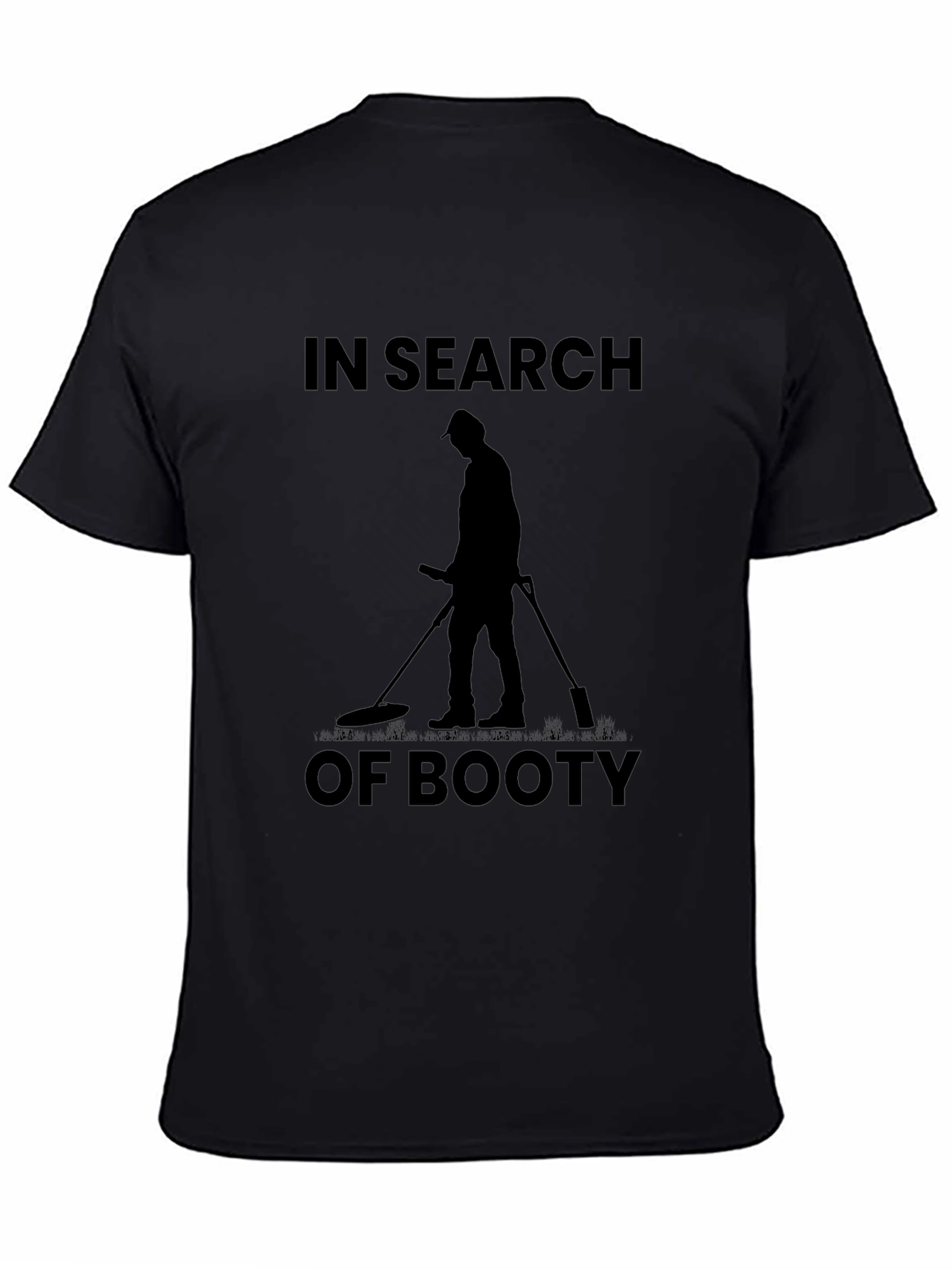 Mens In Search of Booty Black T-Shirt