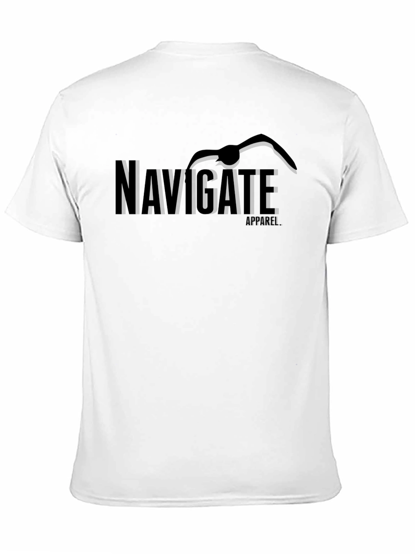 Navigate Apparel Black Graphic T-Shirt