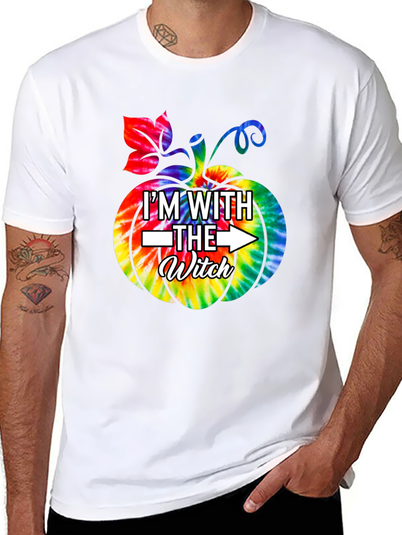 Im With the Witch Halloween T-Shirt