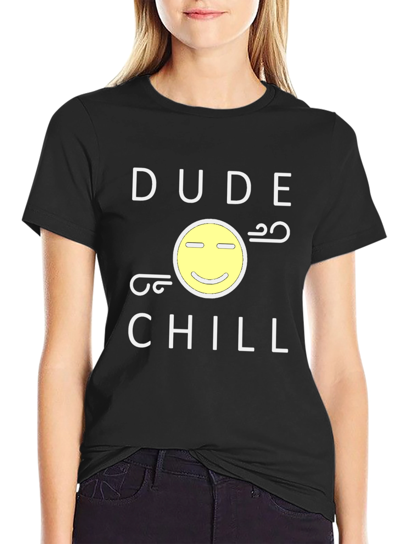 Dude Chill Graphic T-Shirt - Relaxed Fit Cotton Tee