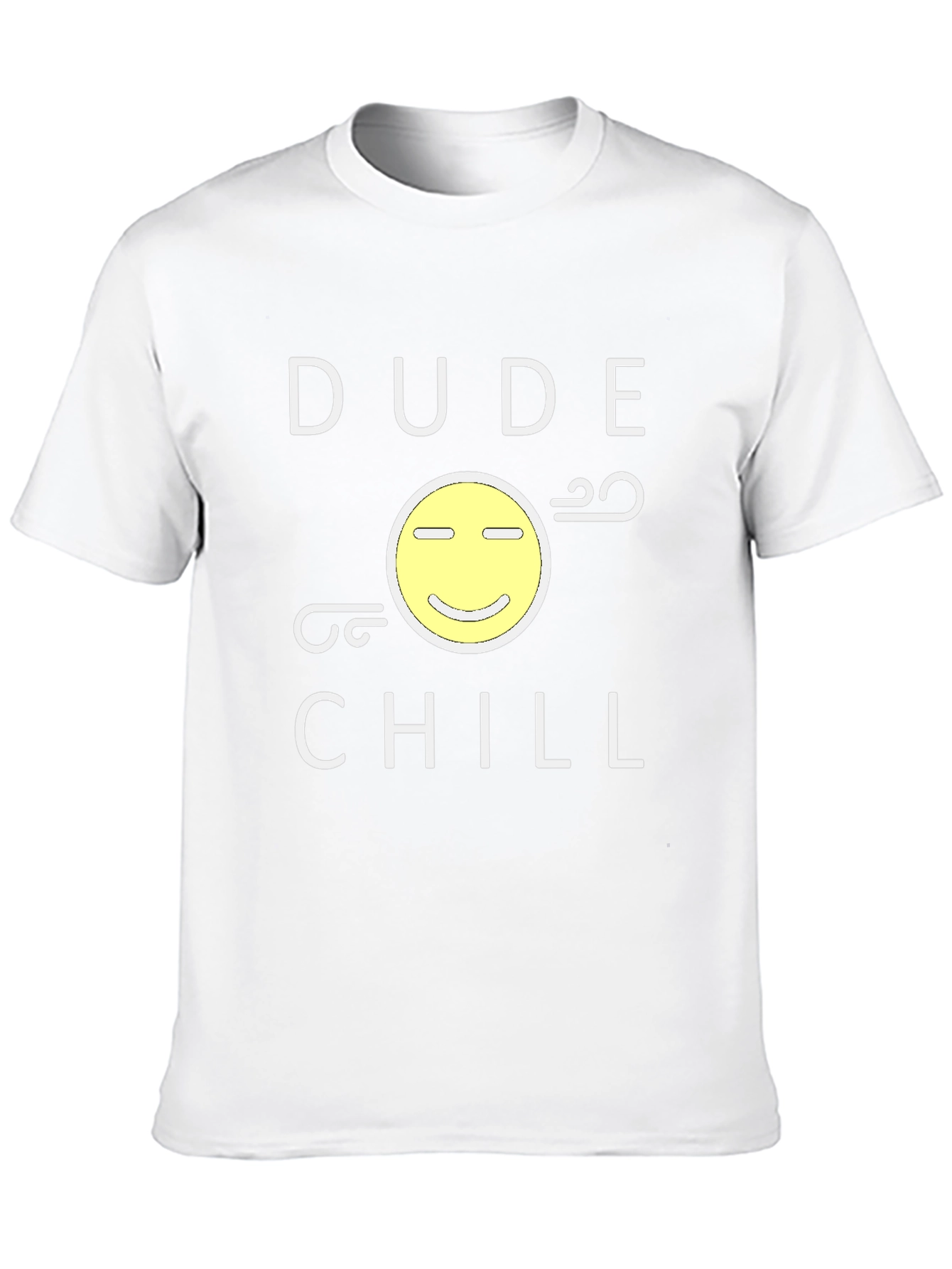Dude Chill Graphic T-Shirt - Relaxed Fit Cotton Tee