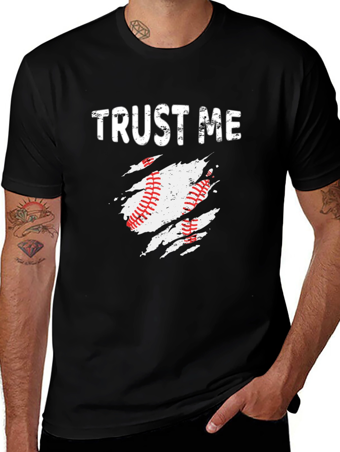Trust Me Baseball Graphic T-Shirt