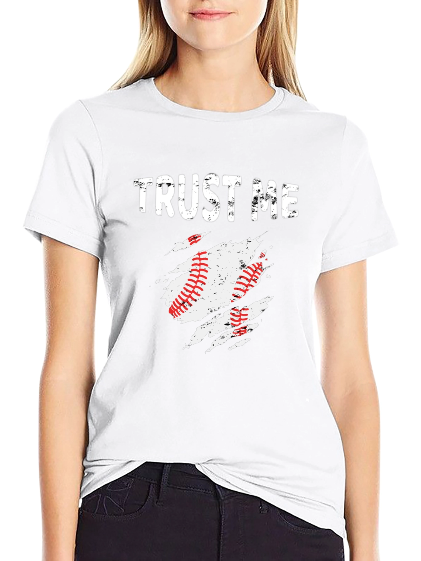 Trust Me Baseball Graphic T-Shirt