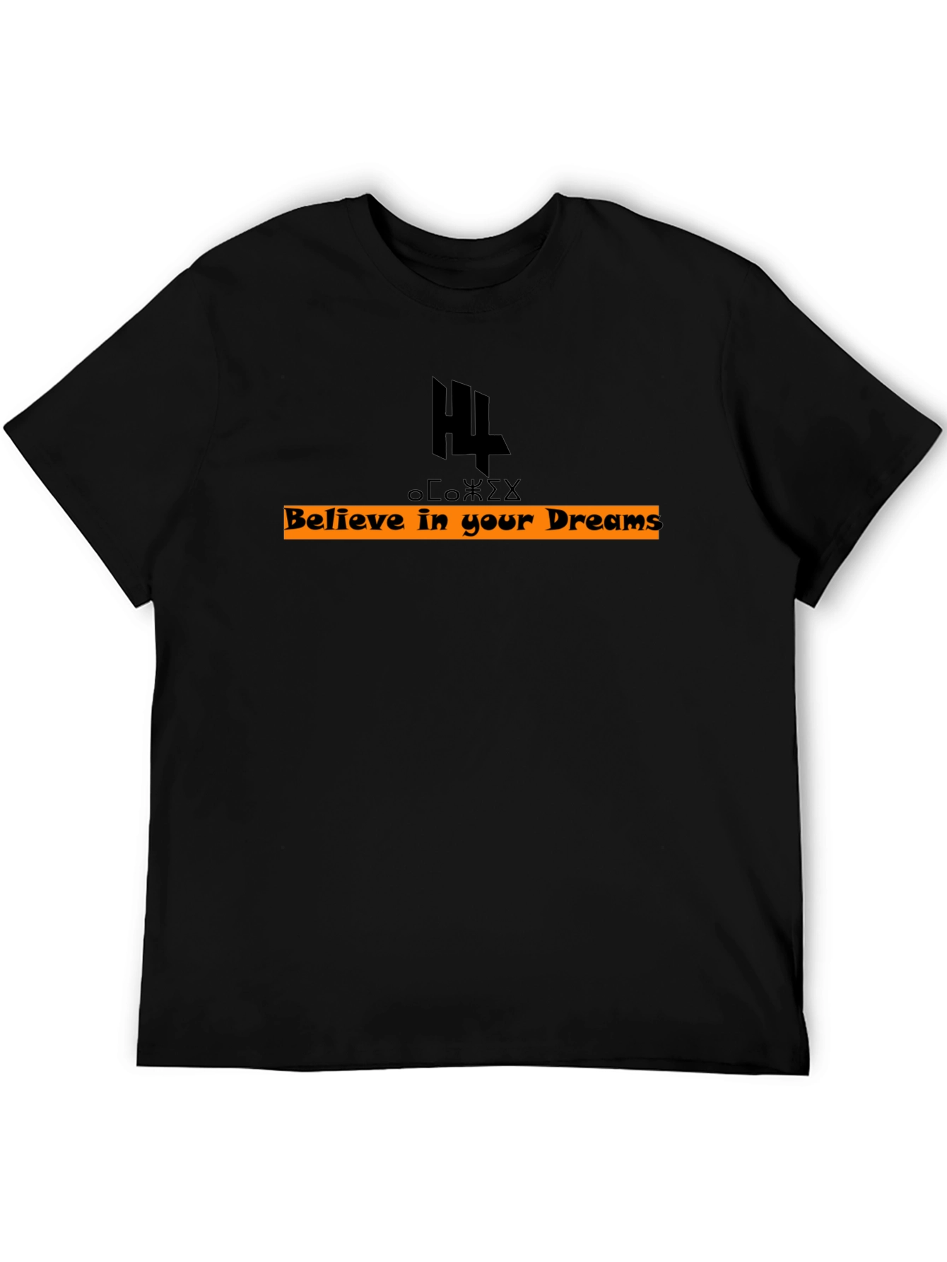 Believe in Your Dreams Black Graphic Tee