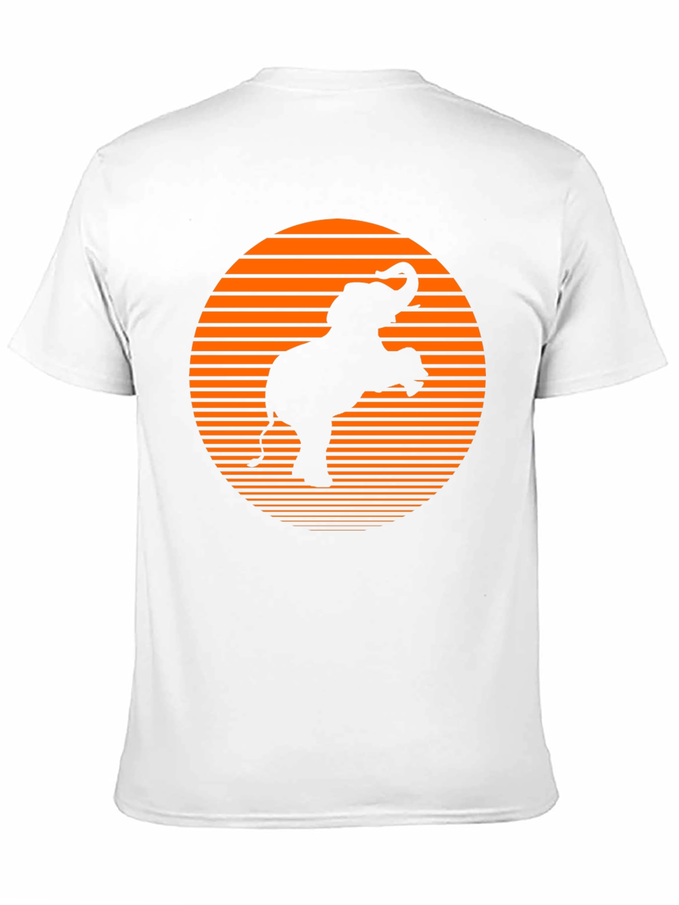 Elephant Sunset Graphic Tee