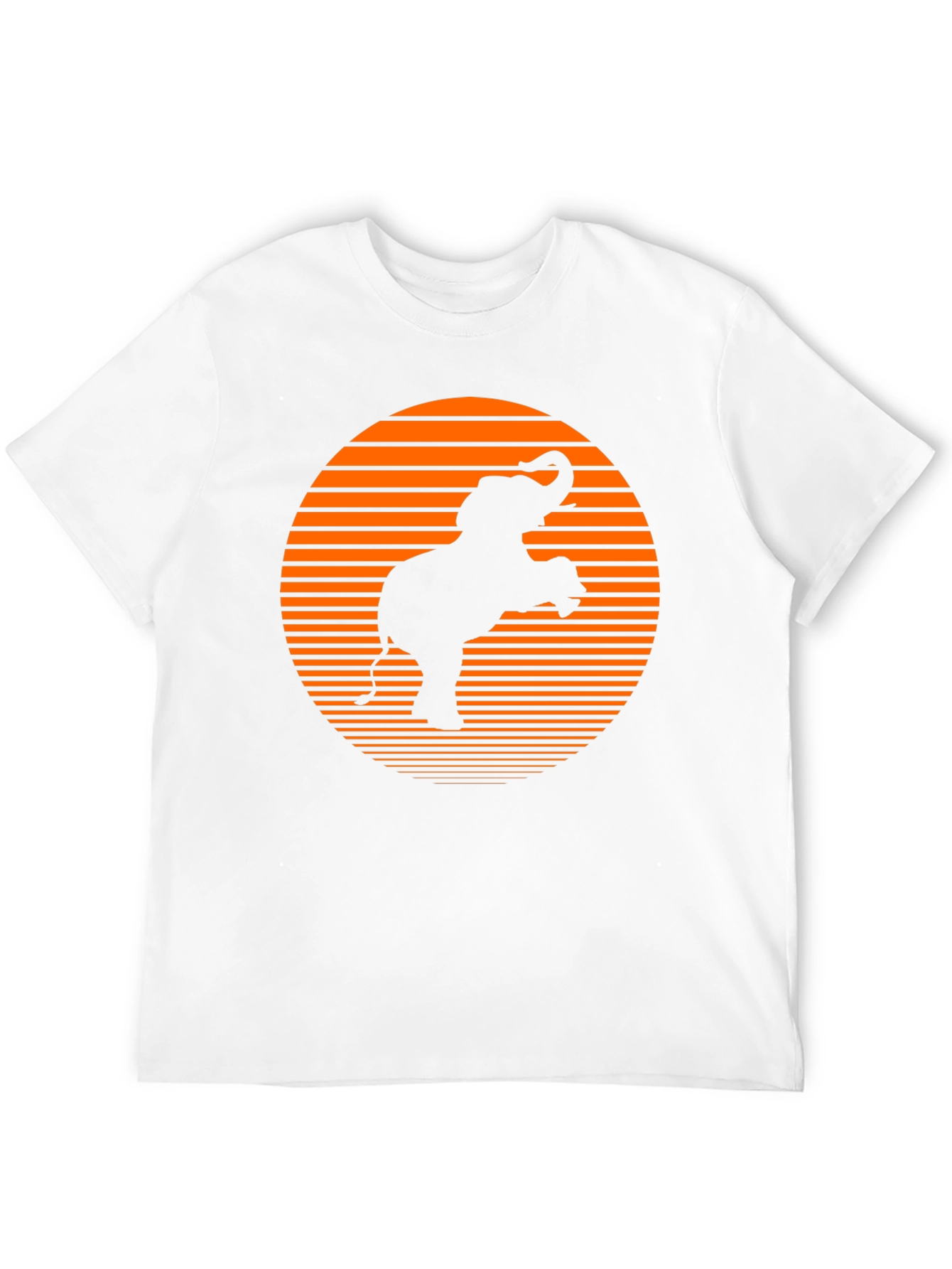 Elephant Sunset Graphic Tee