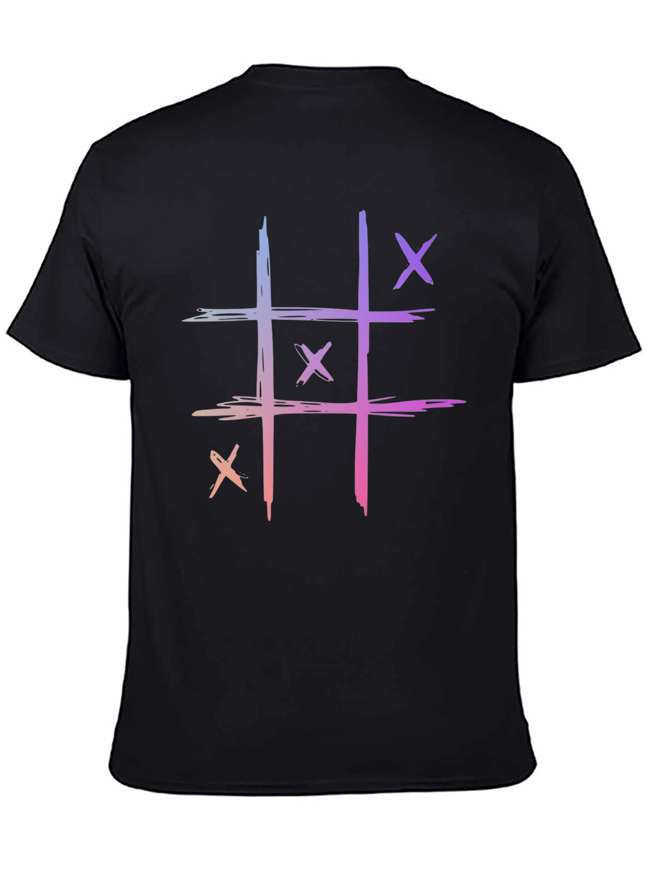 Tic-Tac-Toe Graphic T-Shirt - Cool Casual Tee