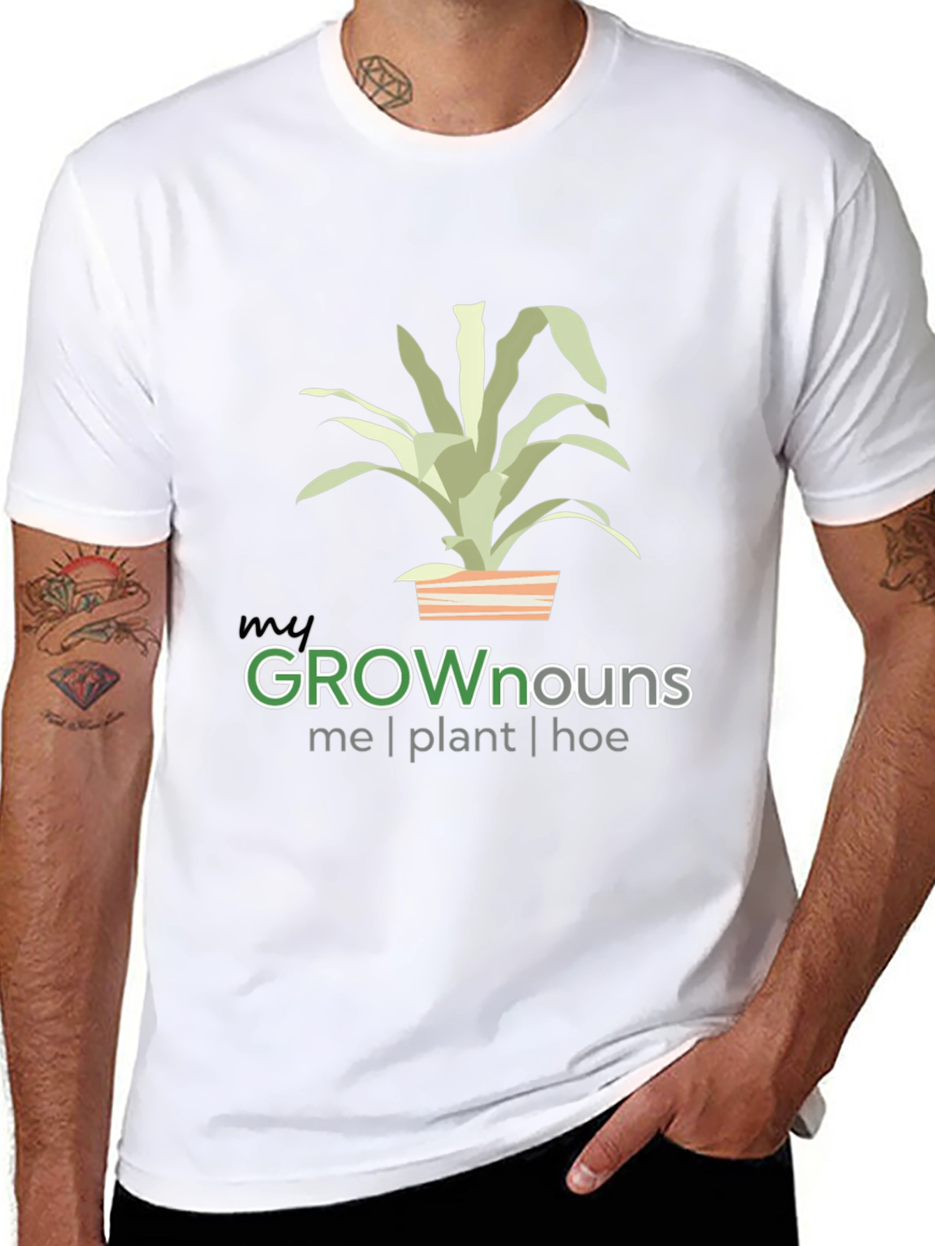 My GROWnouns T-Shirt - Plant Lover Tee