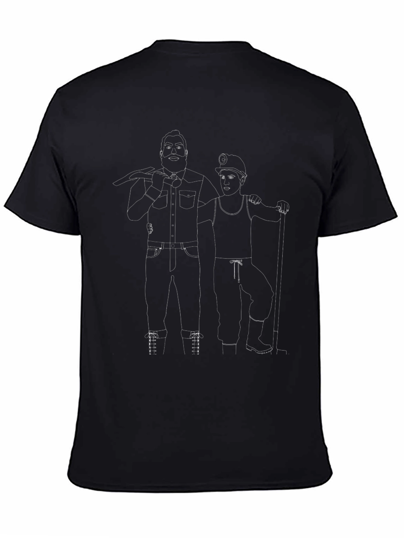 Retro Miner Graphic Tee - Black