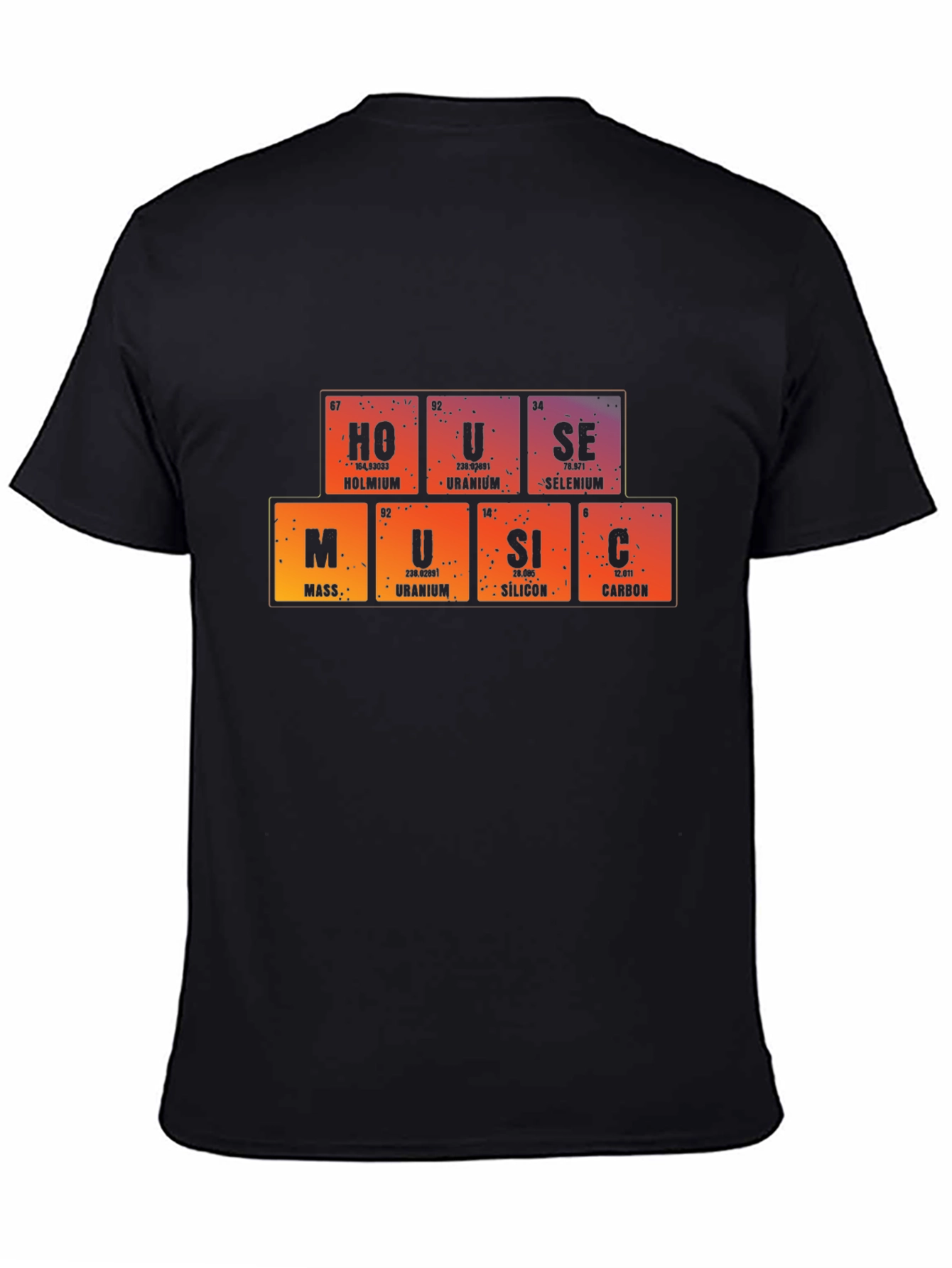 Periodic Table House Music Graphic T-Shirt