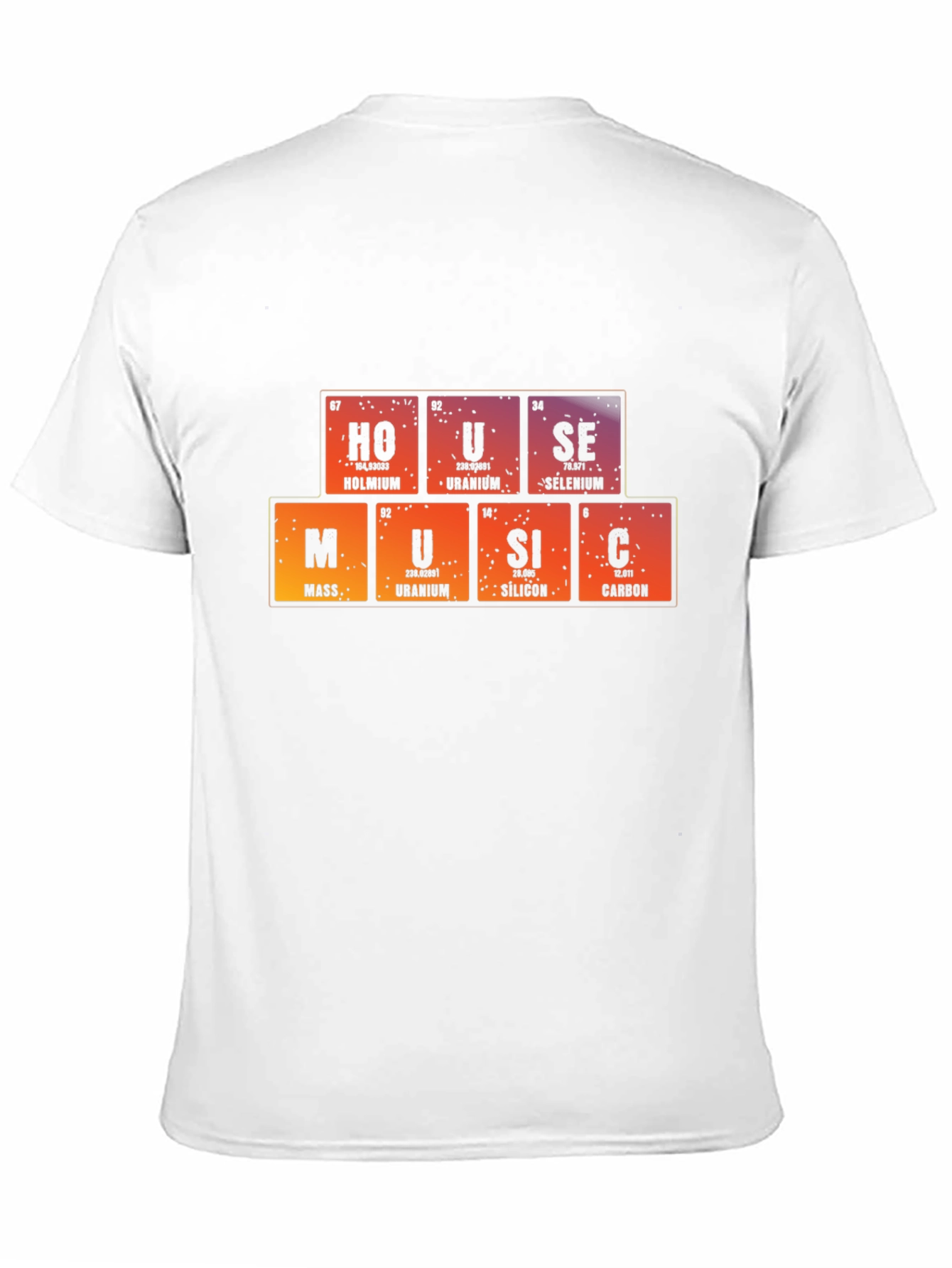Periodic Table House Music Graphic T-Shirt